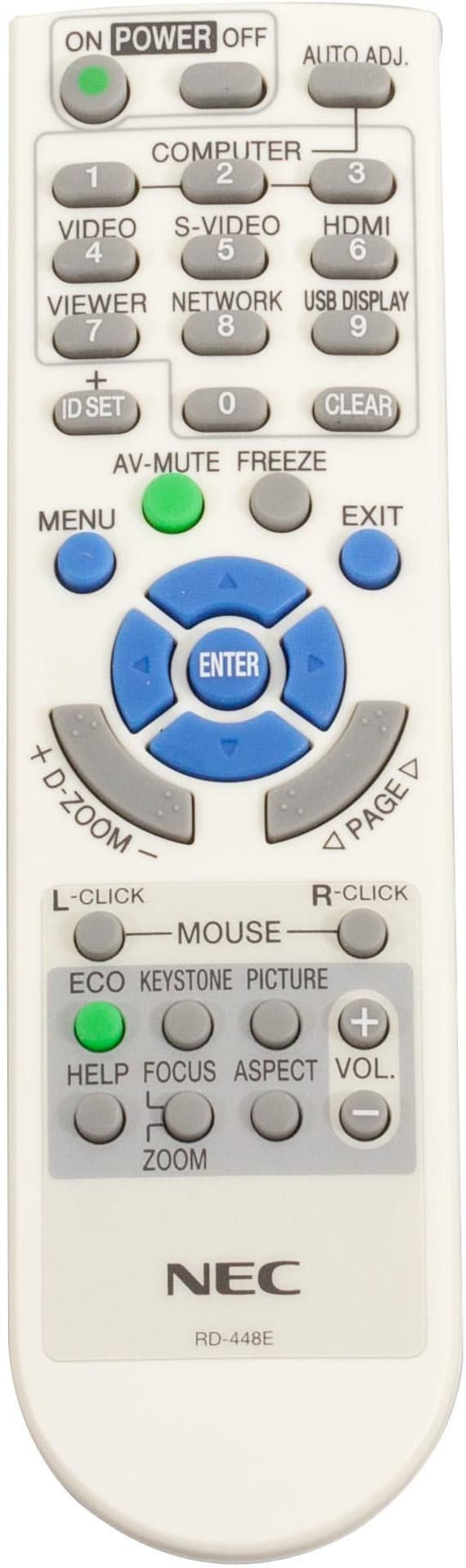 

NEC Remote Commander RD-448E