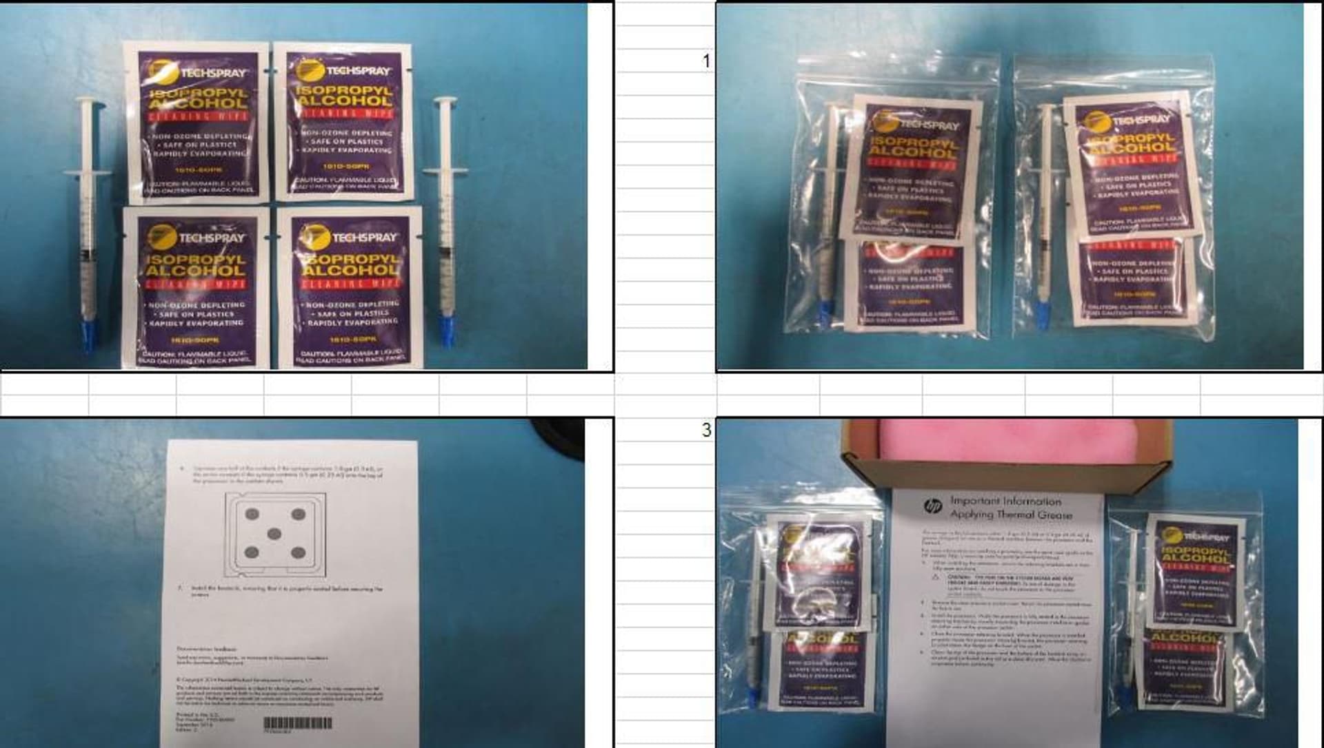 

Hewlett Packard Enterprise THERMAL GREASE KIT