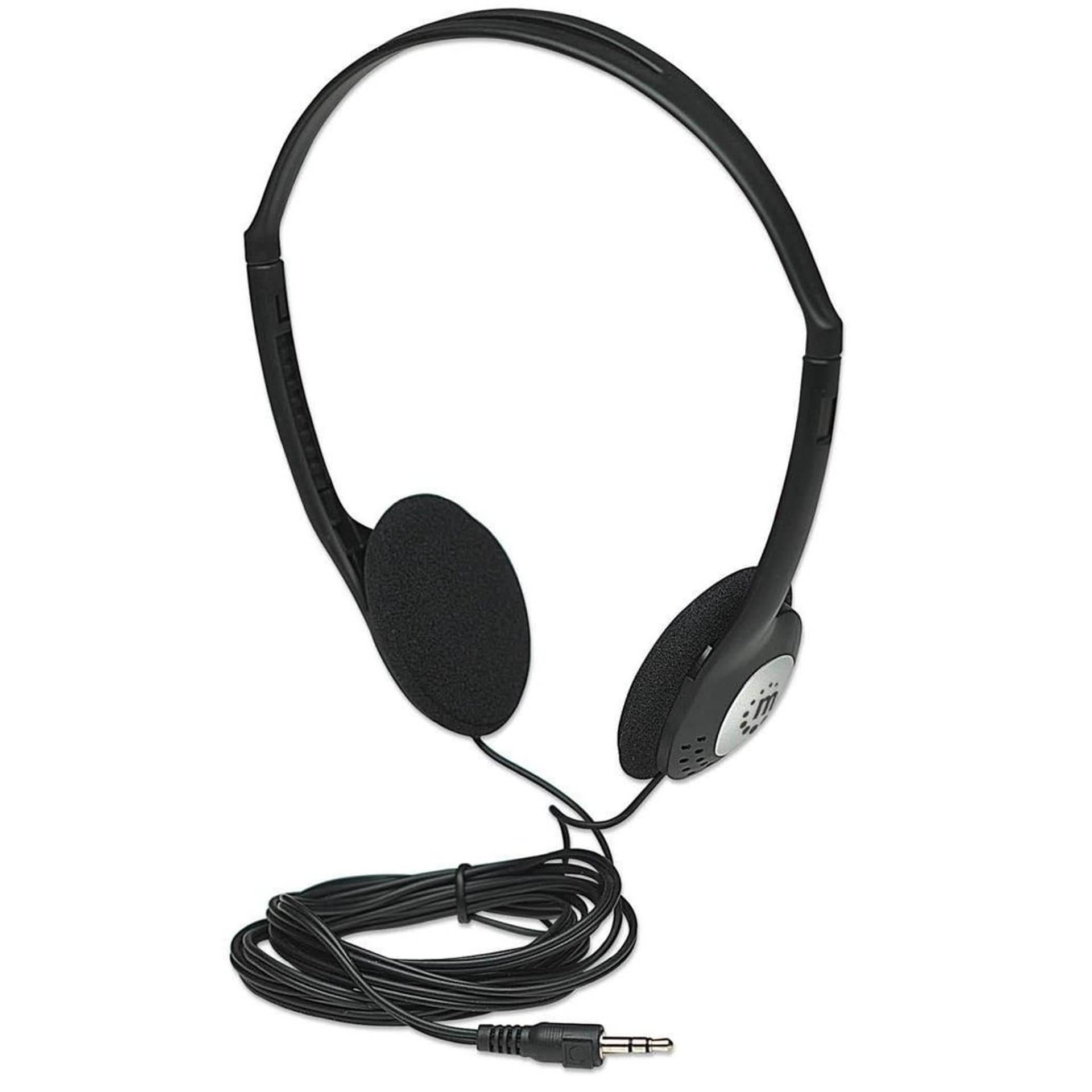 

Manhattan Stereo Headphones, Black