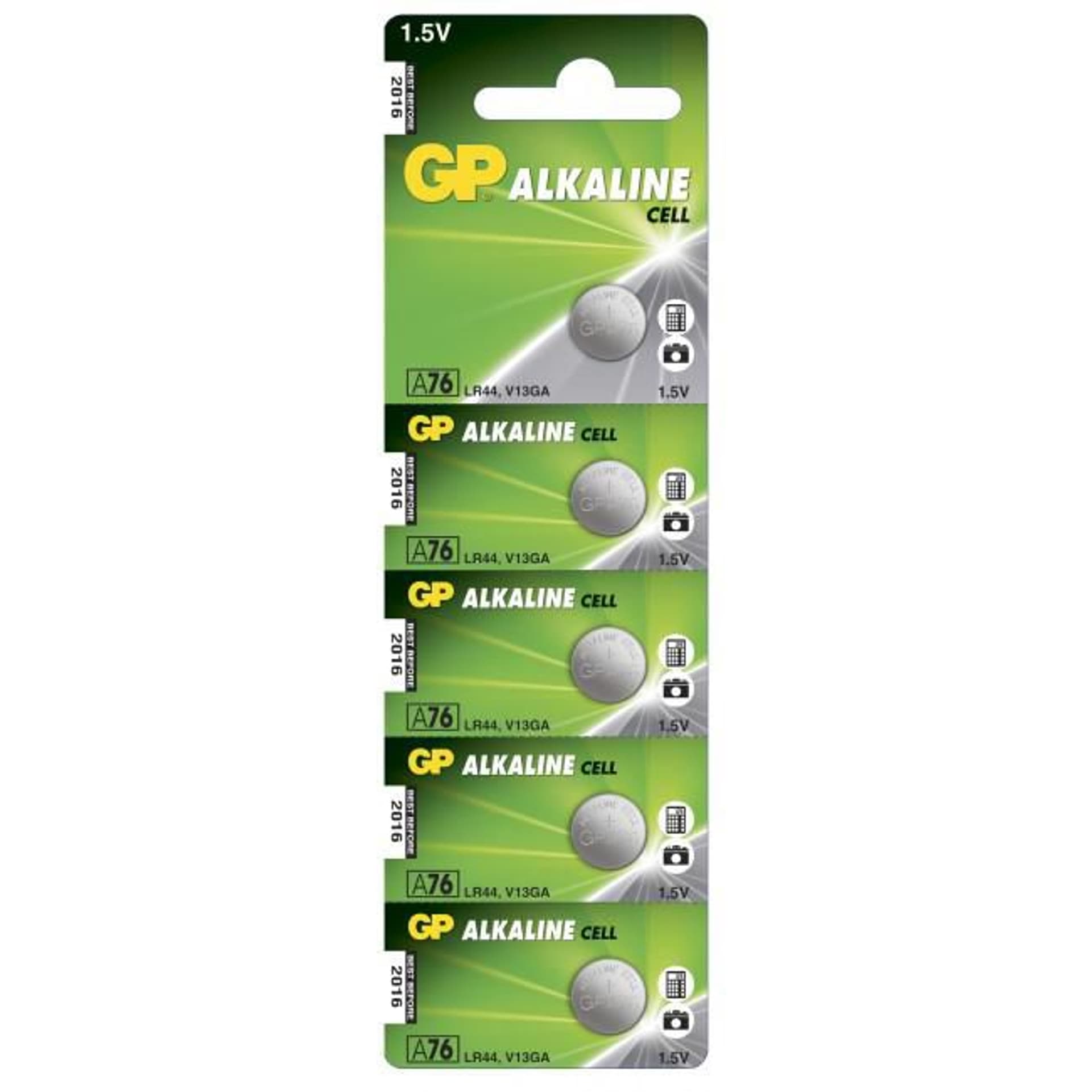 

GP Batteries ALKALINE BUTTON CELL LR44