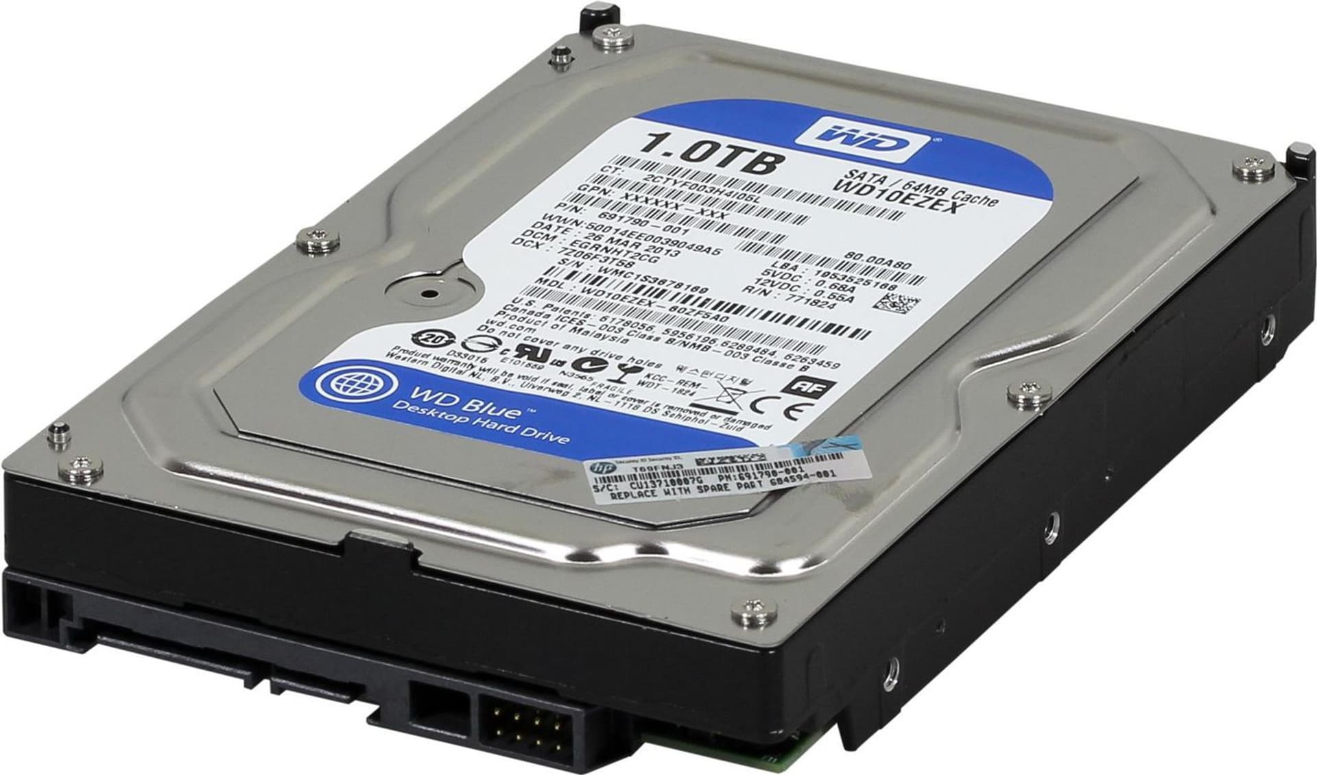 

HP DRV HD 1TB SATA-3 6GSQ 7200 WS