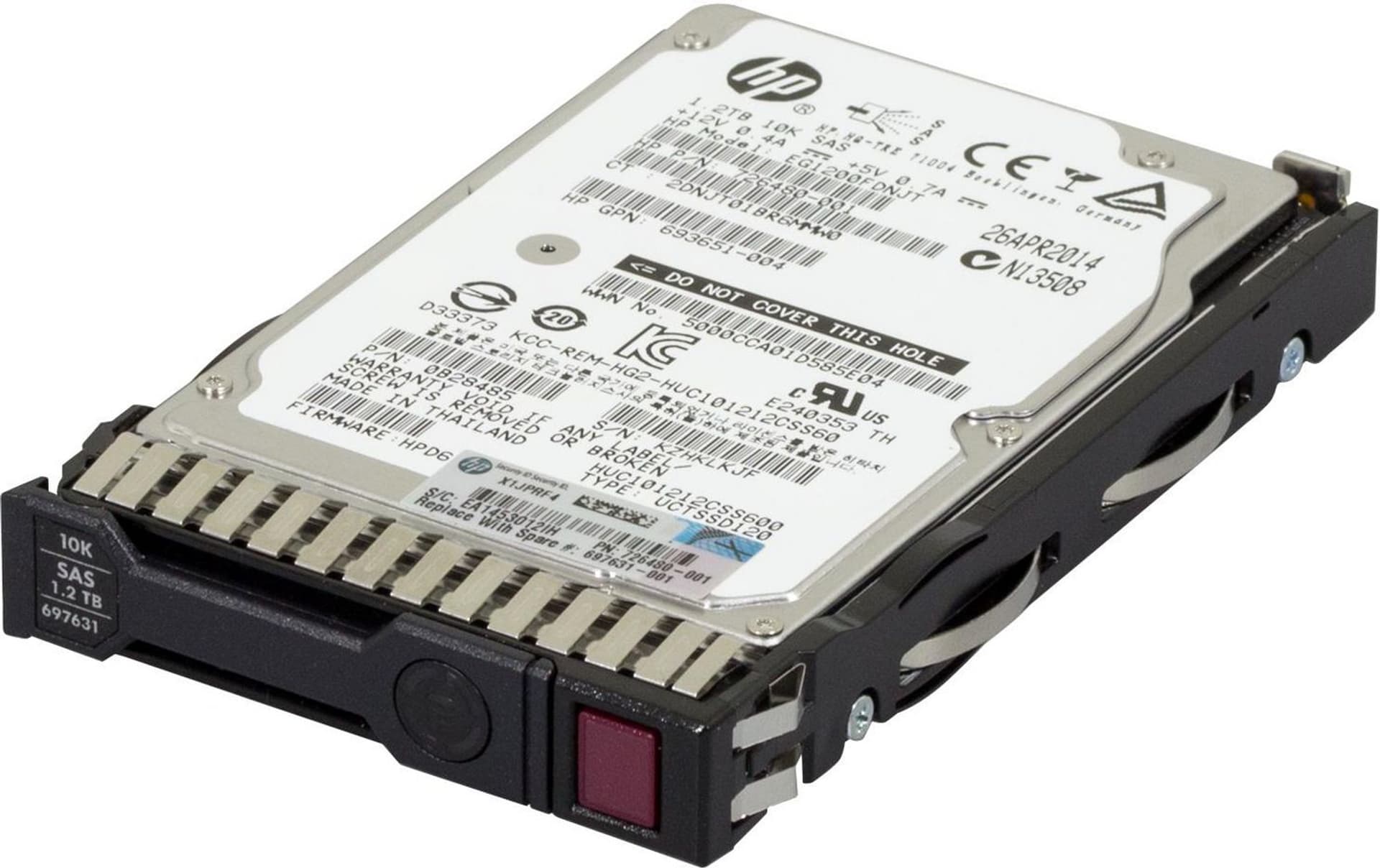 

Hewlett Packard Enterprise 1.2TB 6G SAS 10K rpm SFF 2.5"