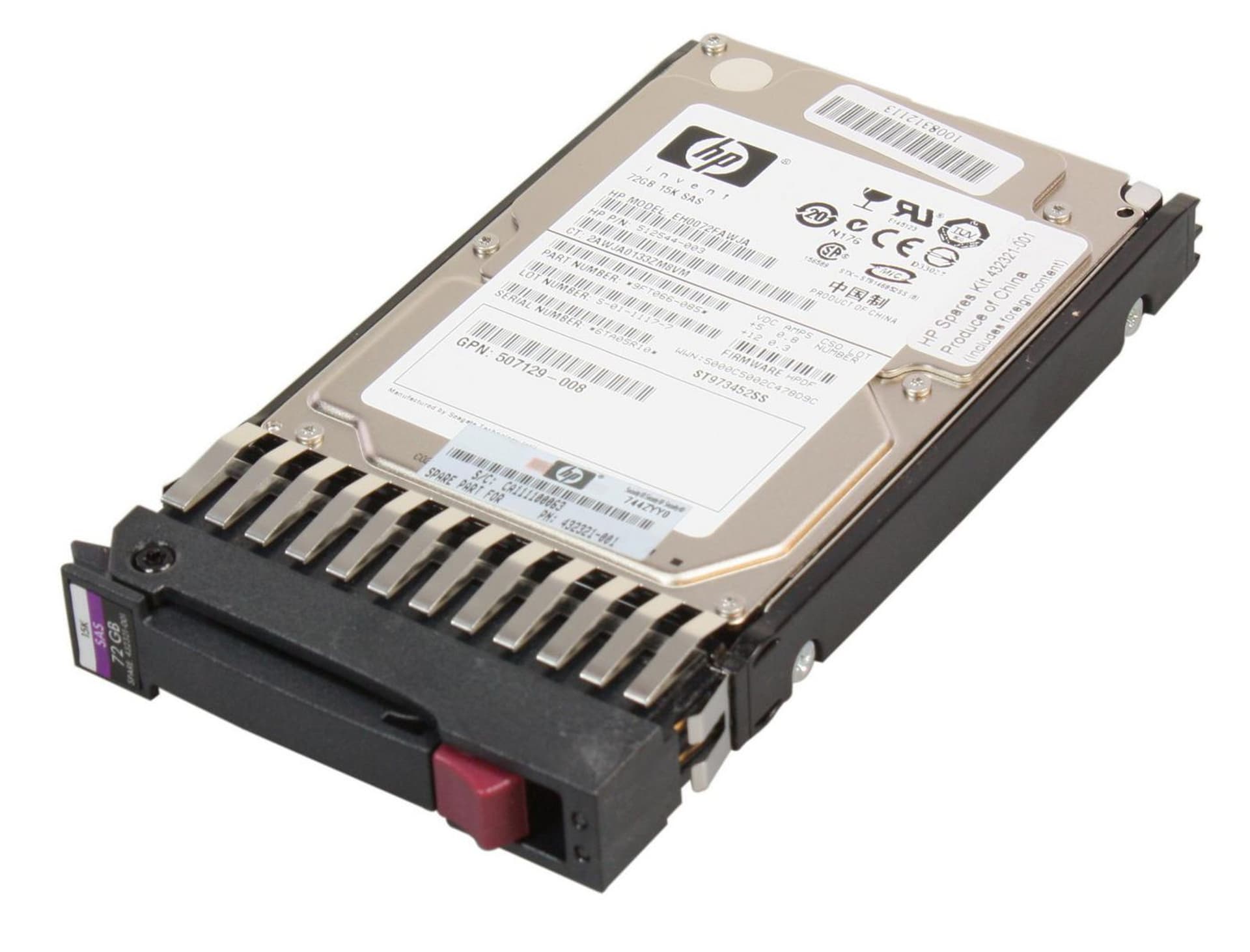 

Hewlett Packard Enterprise 72GB 15.000Rpm SAS