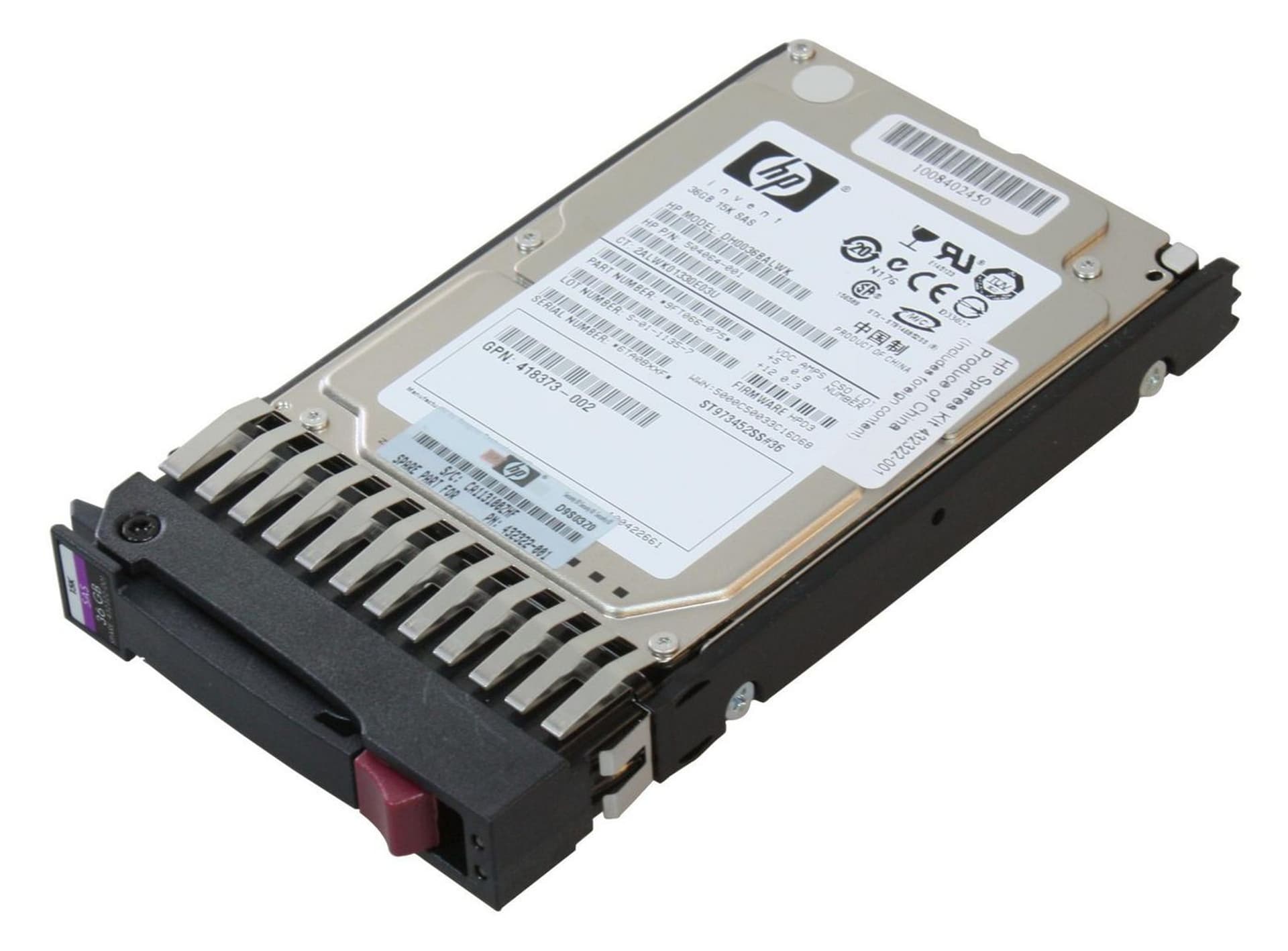 

Hewlett Packard Enterprise 36GB 15.000Rpm 2.5 Inch SAS SP