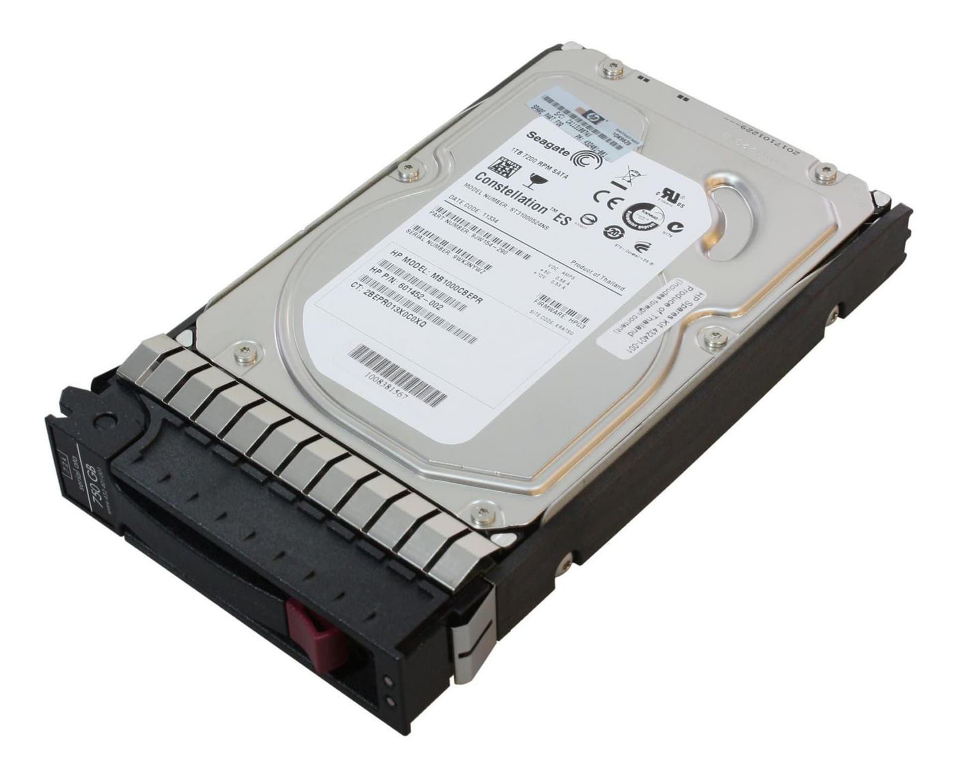 

Hewlett Packard Enterprise 750GB 7.200RPM SATA