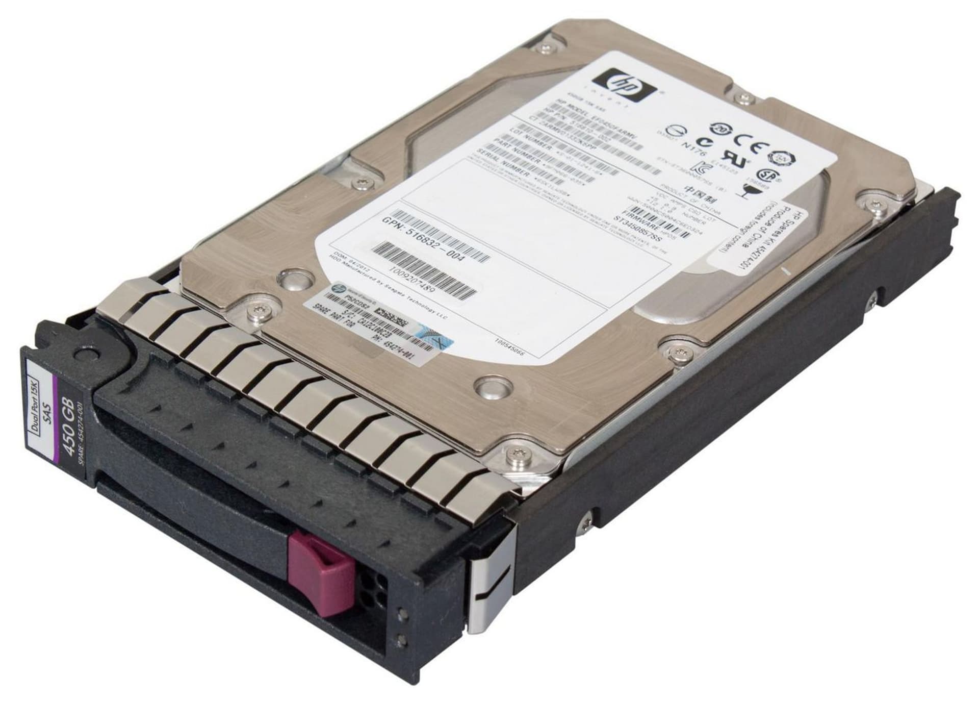 

Hewlett Packard Enterprise 450GB 15.000Rpm SAS 3.5" DP