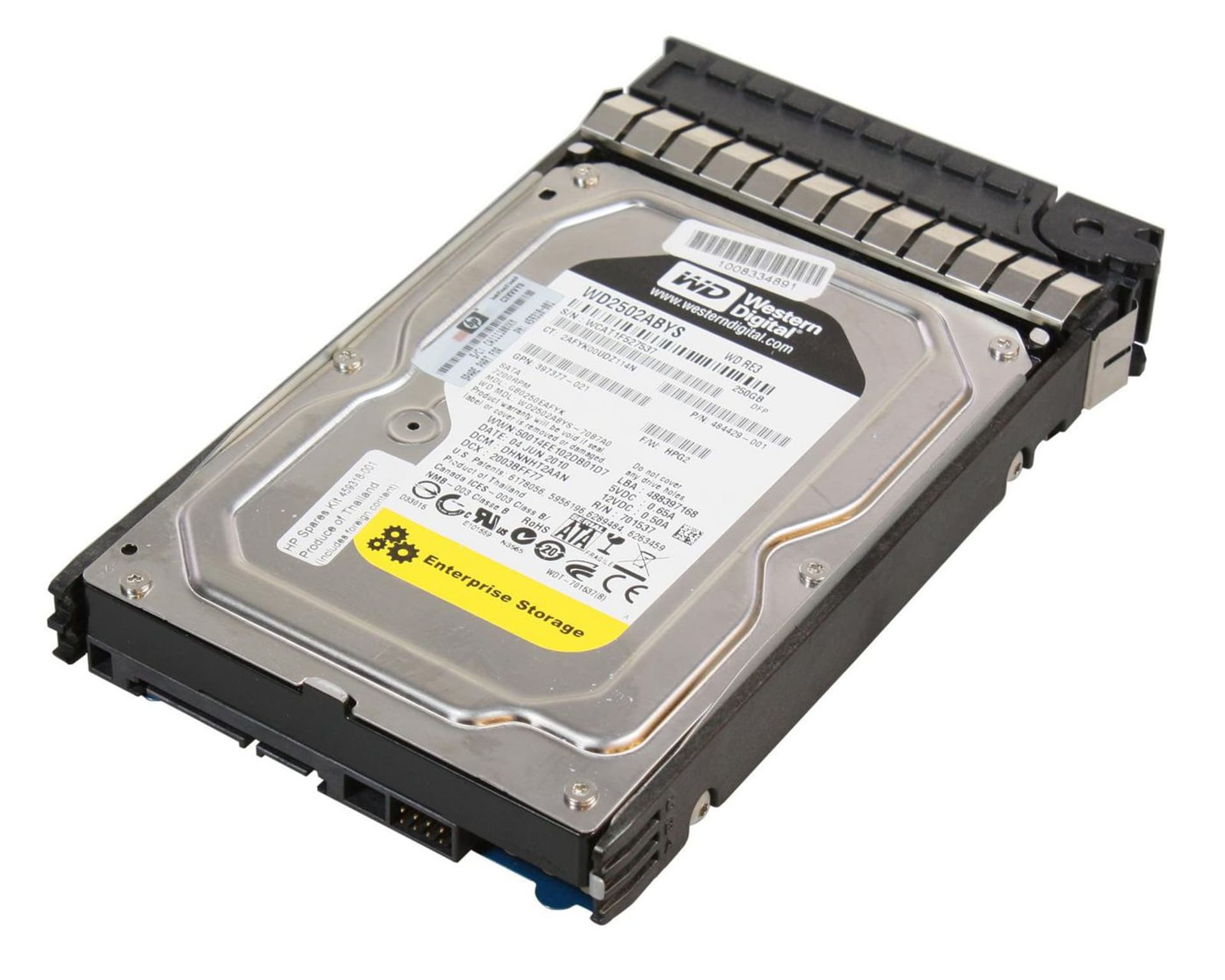 

Hewlett Packard Enterprise 250GB Hotswap SATA