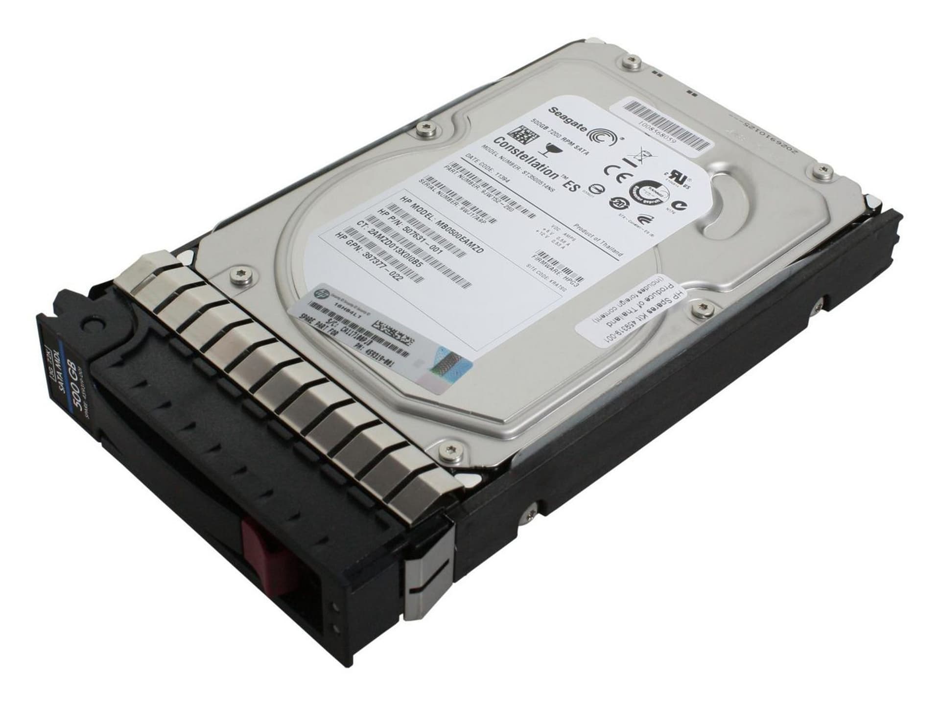 

Hewlett Packard Enterprise 500GB Hotswap SATA 7200Rpm