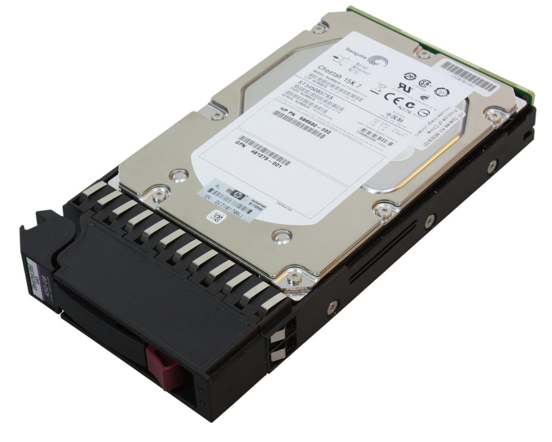 

Hewlett Packard Enterprise 450GB 15.000Rpm SAS 3.5" DP