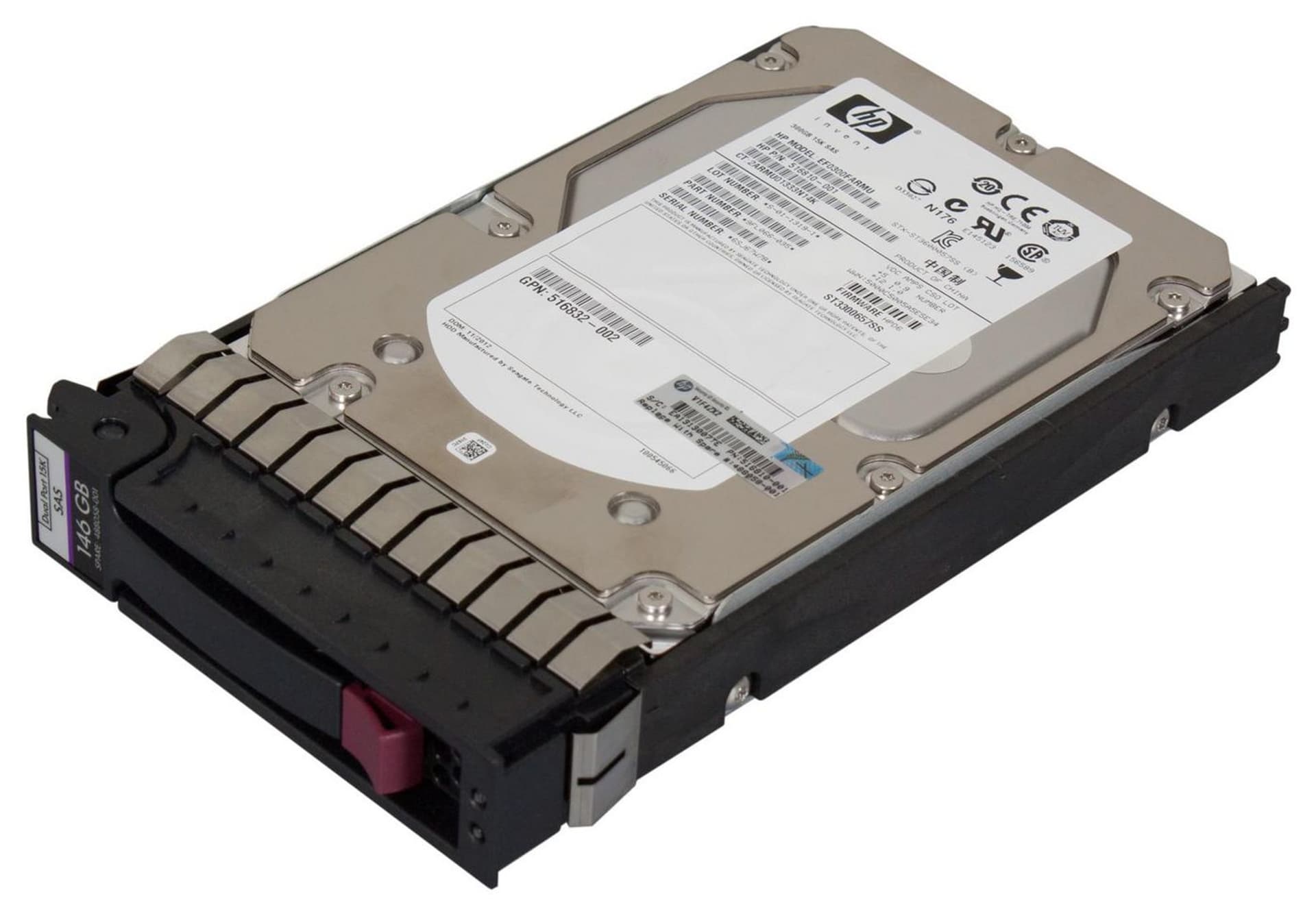 

Hewlett Packard Enterprise 146GB SAS 15.000Rpm 3,5Inch