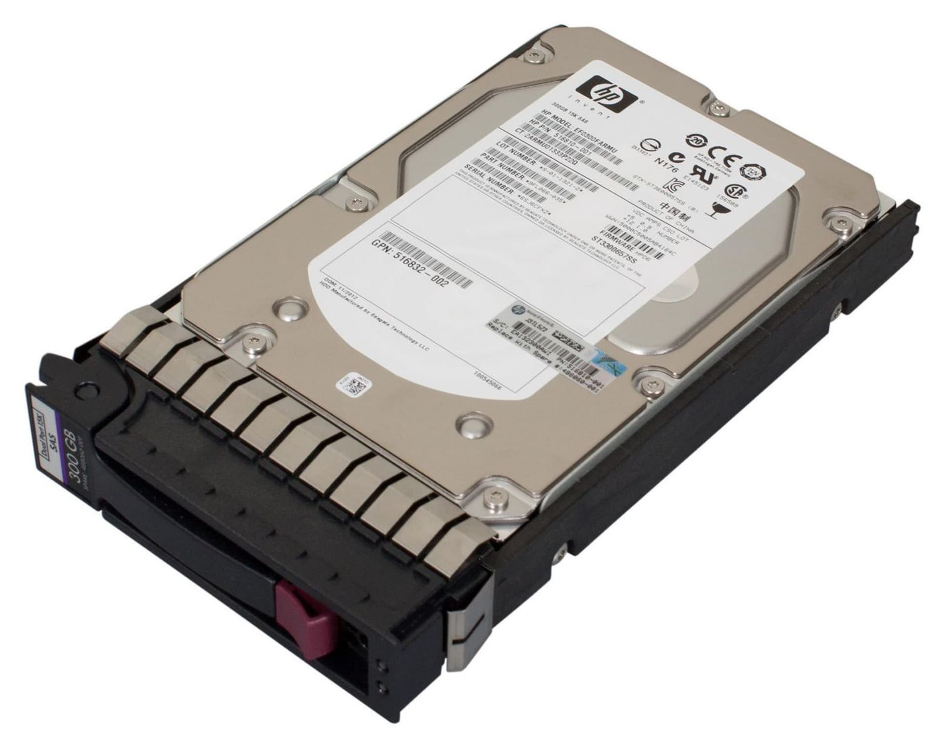 

Hewlett Packard Enterprise 300GB 15.000Rpm 3,5 inch HS
