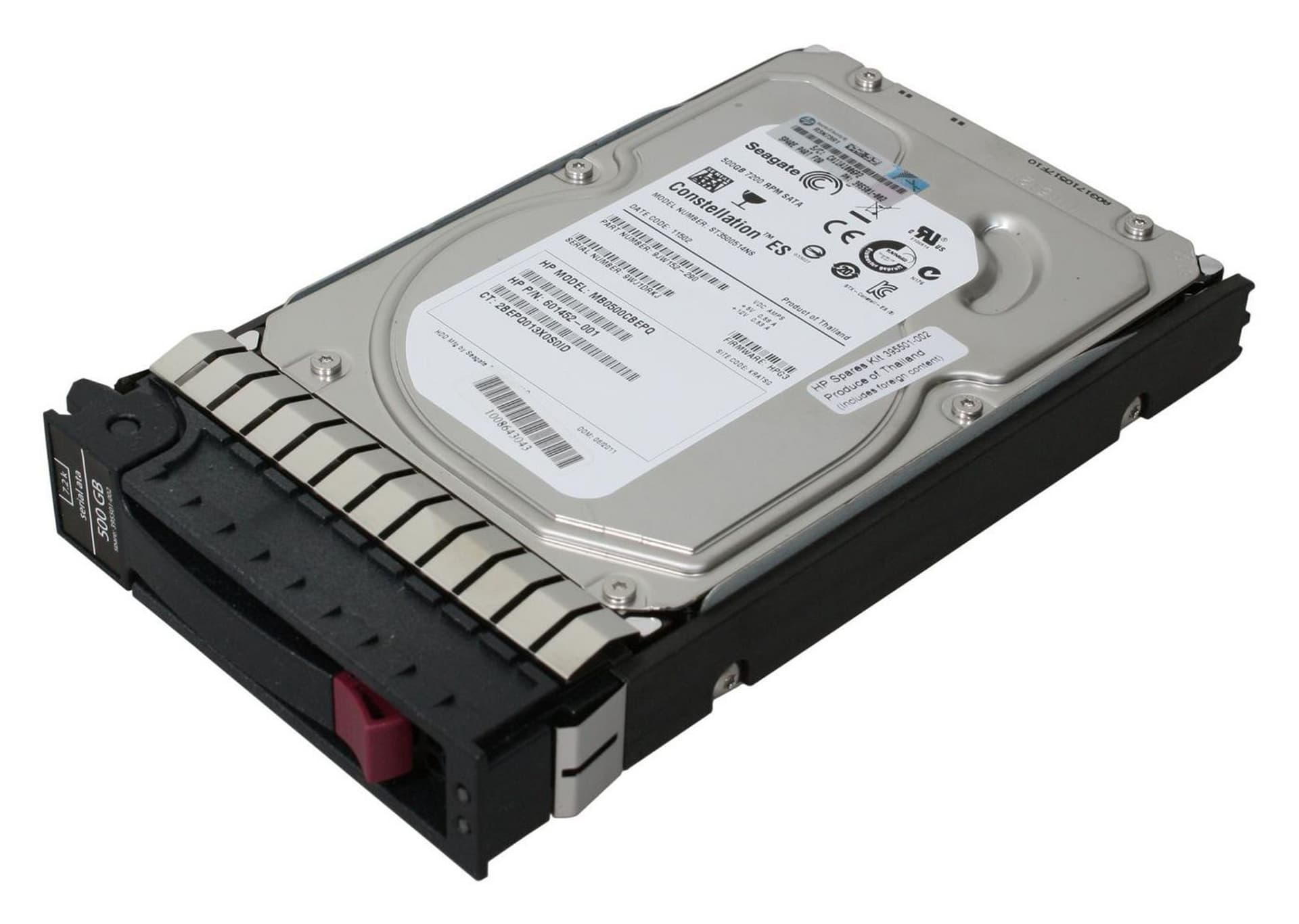 

Hewlett Packard Enterprise 500GB 7.2Krpm Hot Plug SATA