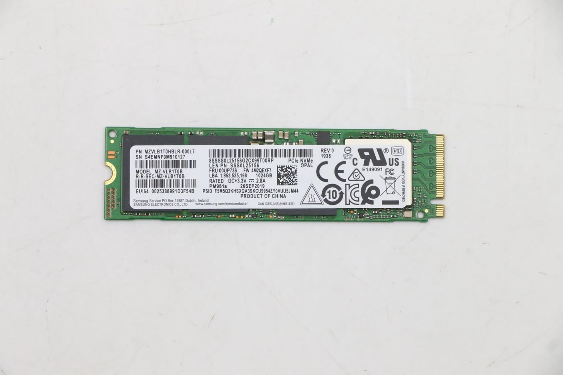 

Lenovo SSD M.2 2280 1TB OPAL