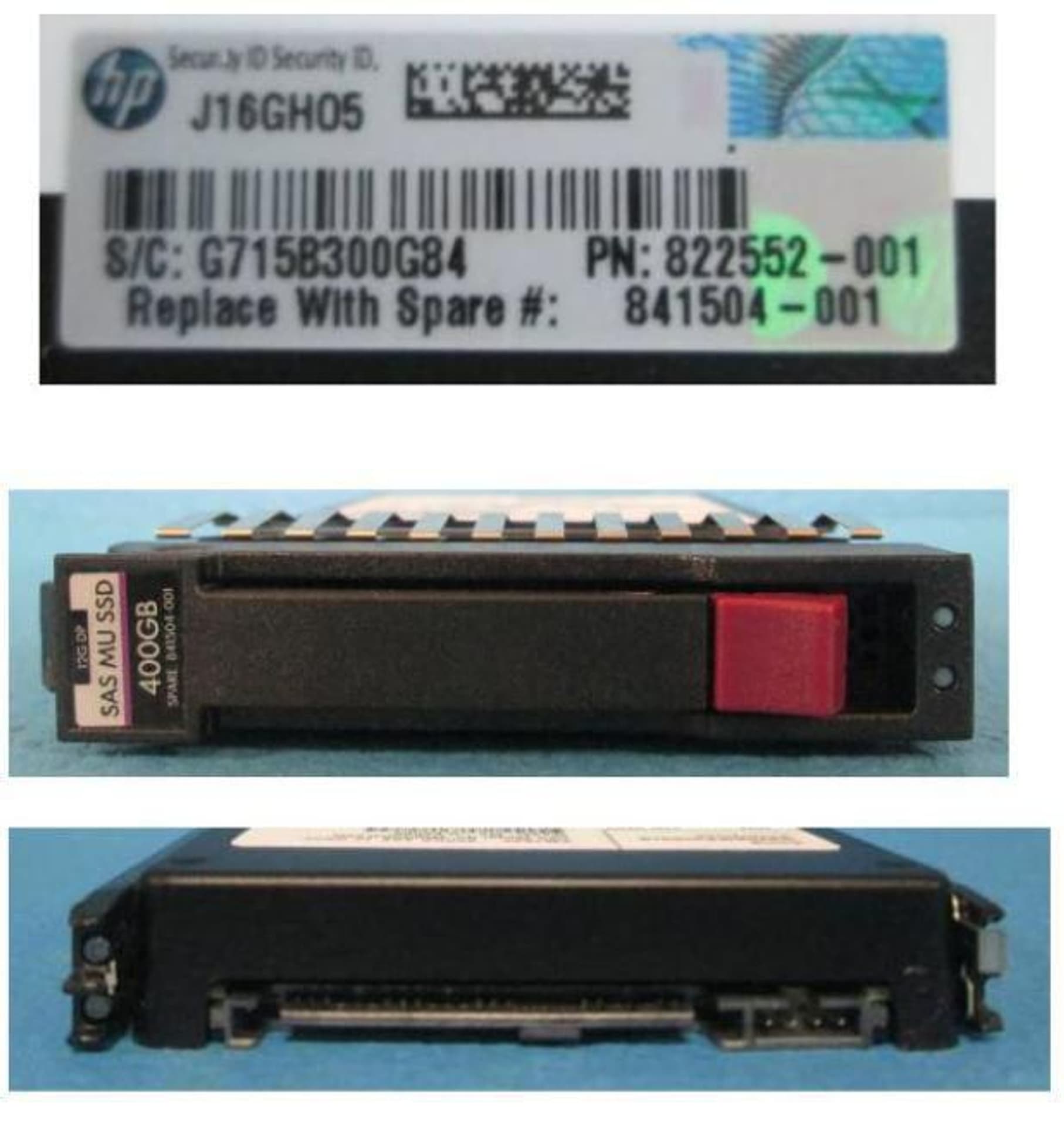 

Hewlett Packard Enterprise DR SSD 400GB 12G 2.5 SAS MSA