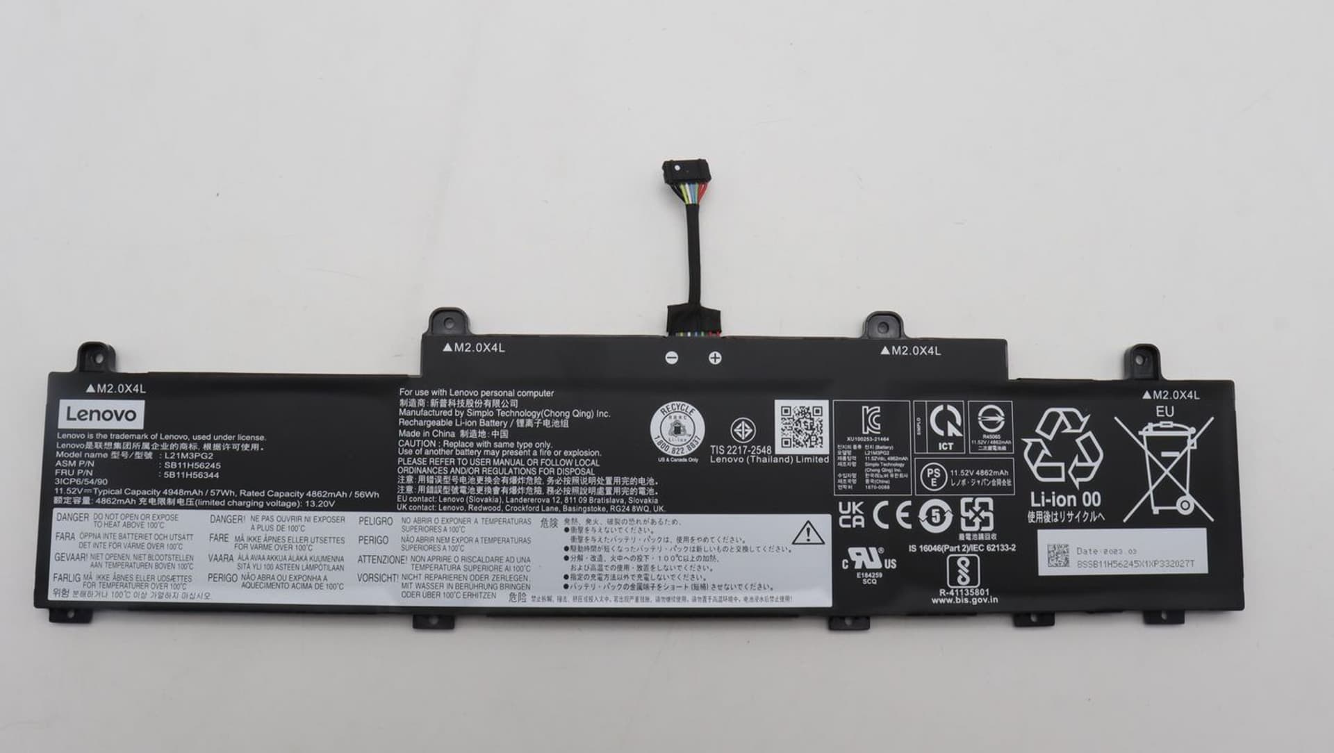 

Lenovo BATTERY