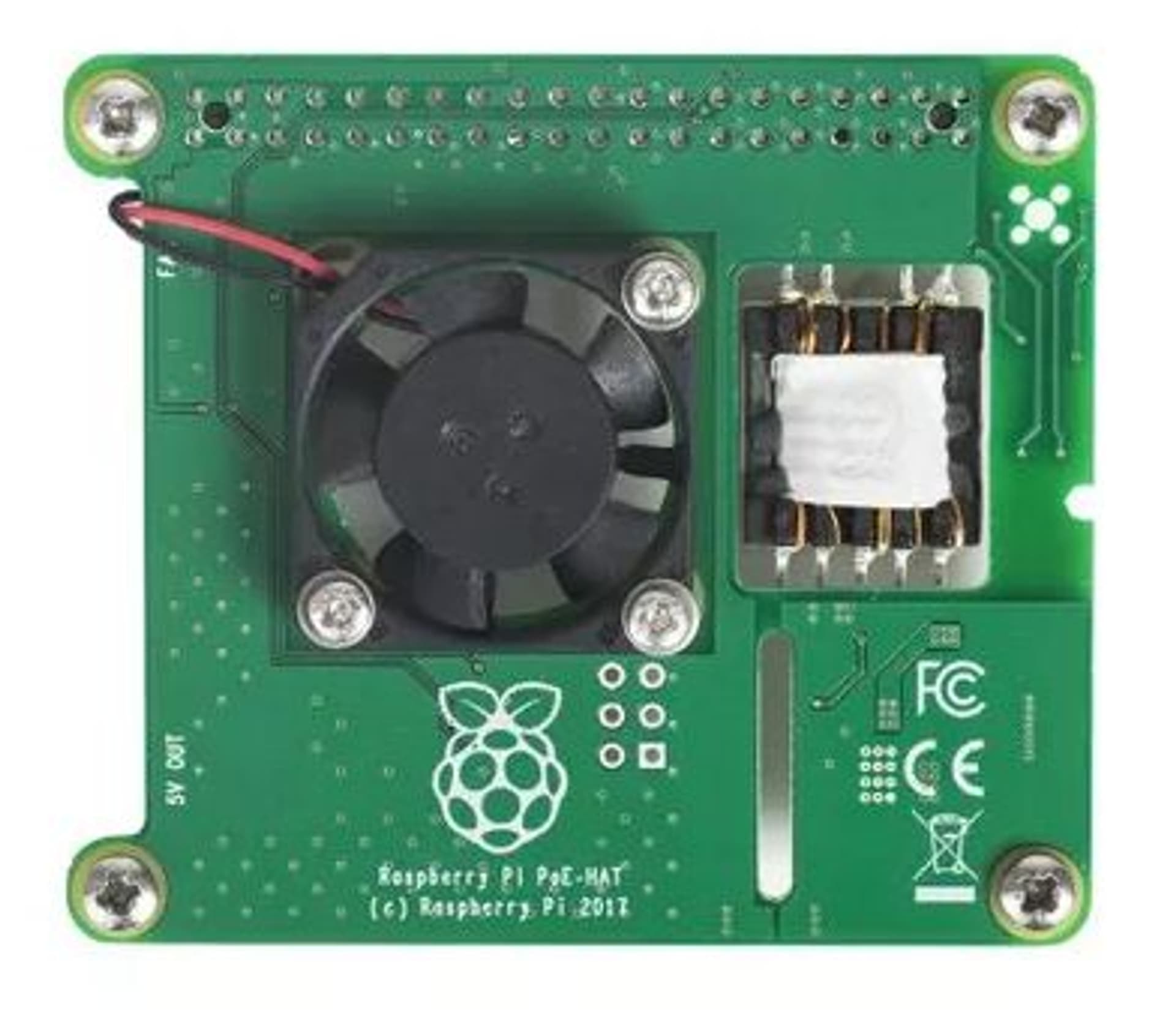 

Raspberry Pi PoE HAT for Pi 3 Model B+