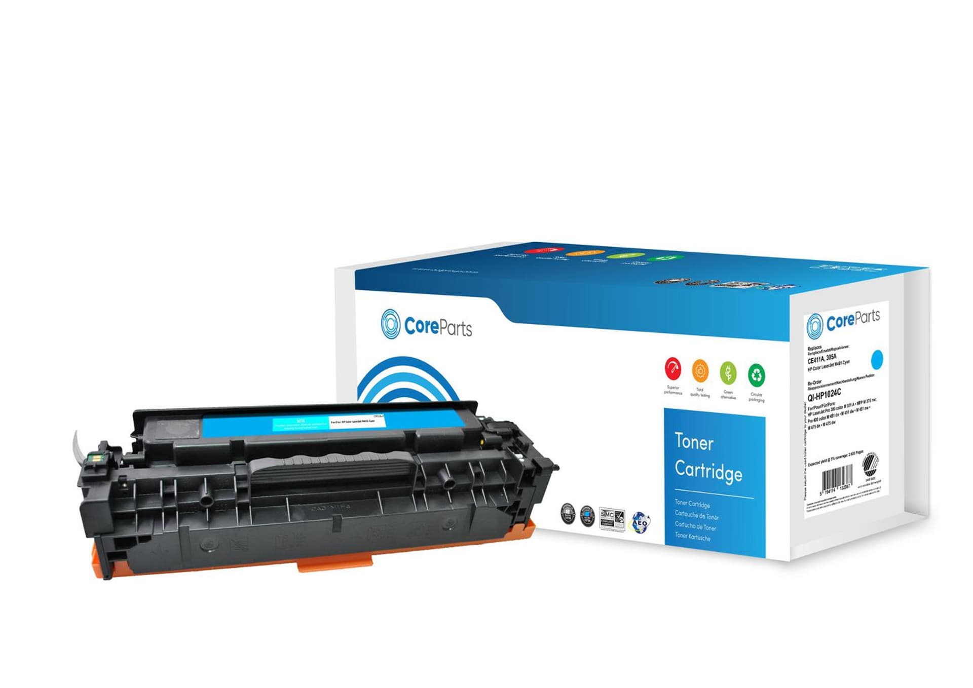 

CoreParts Toner Cyan CE411A