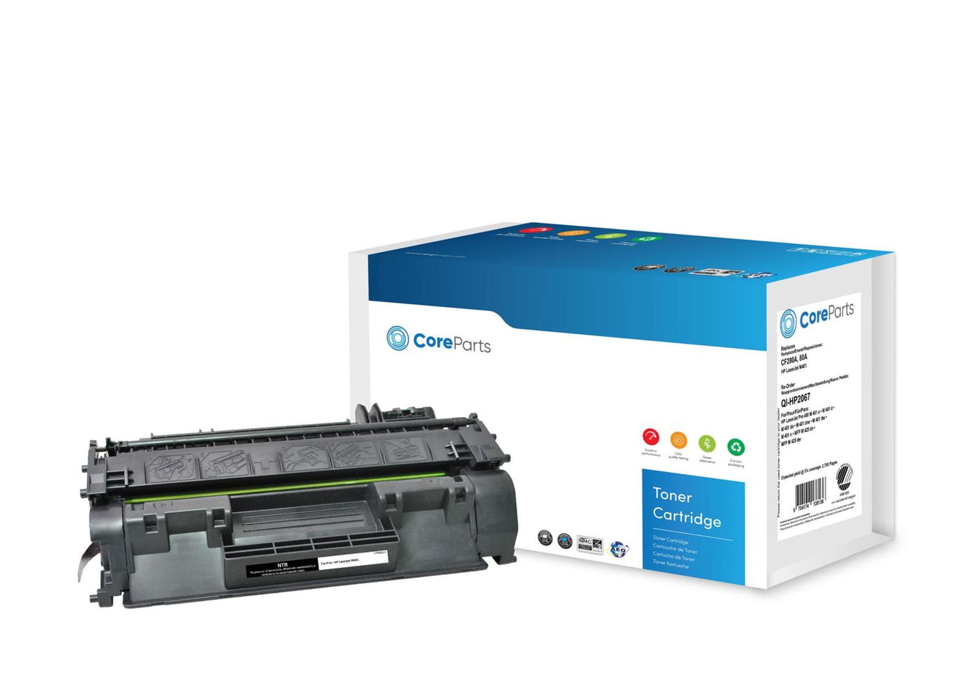 

CoreParts Toner Black CF280A