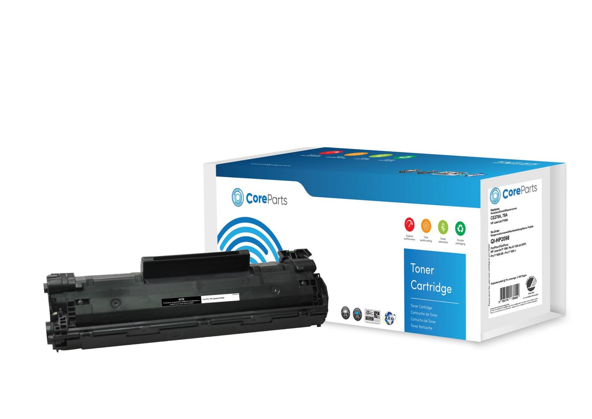 

CoreParts Toner Black CE278A