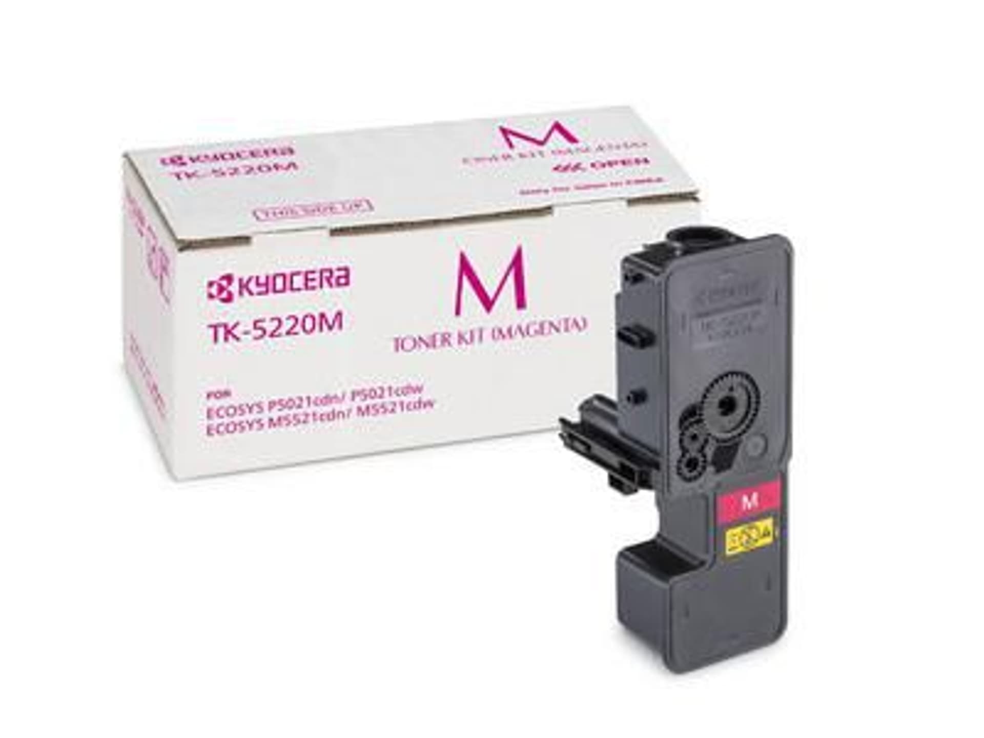 

Kyocera oryginalny toner TK-5220M, magenta, 1200s, 1T02R9BNL1, Kyocera 5521, 5521cdn, 5521cdw, O