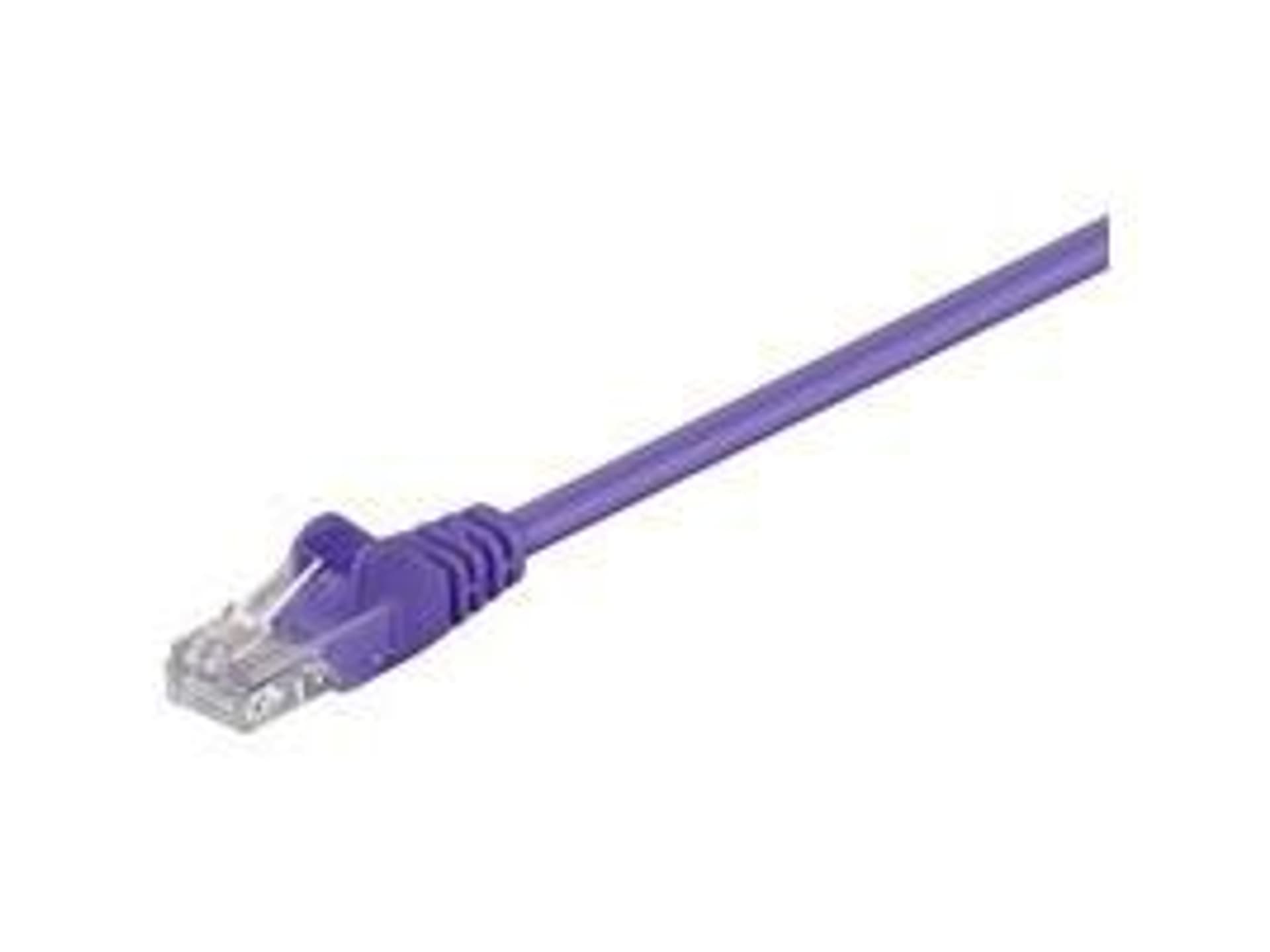 

MicroConnect U/UTP CAT5e 1M Purple PVC