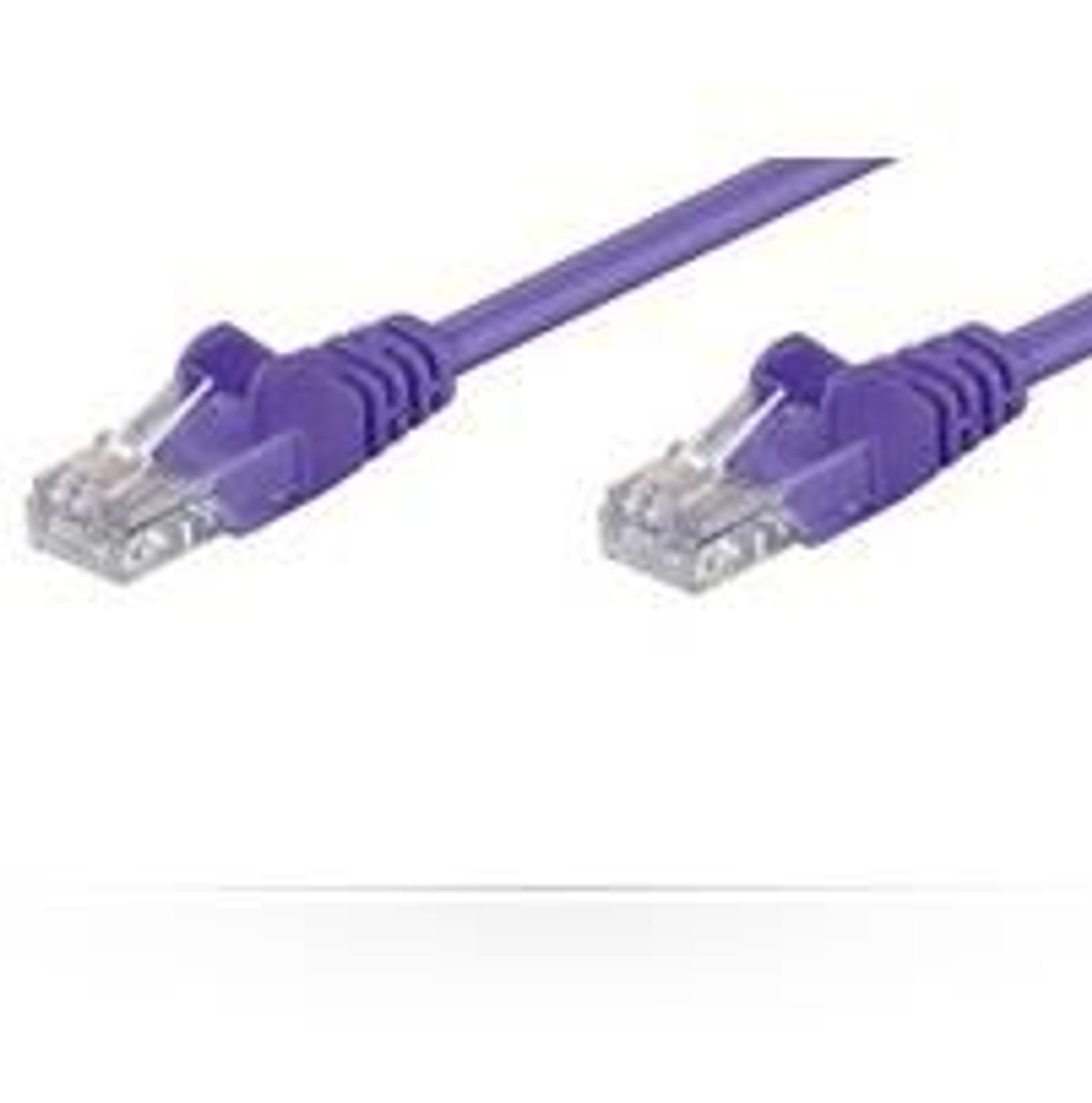 

MicroConnect U/UTP CAT5e 0.5M Purple PVC