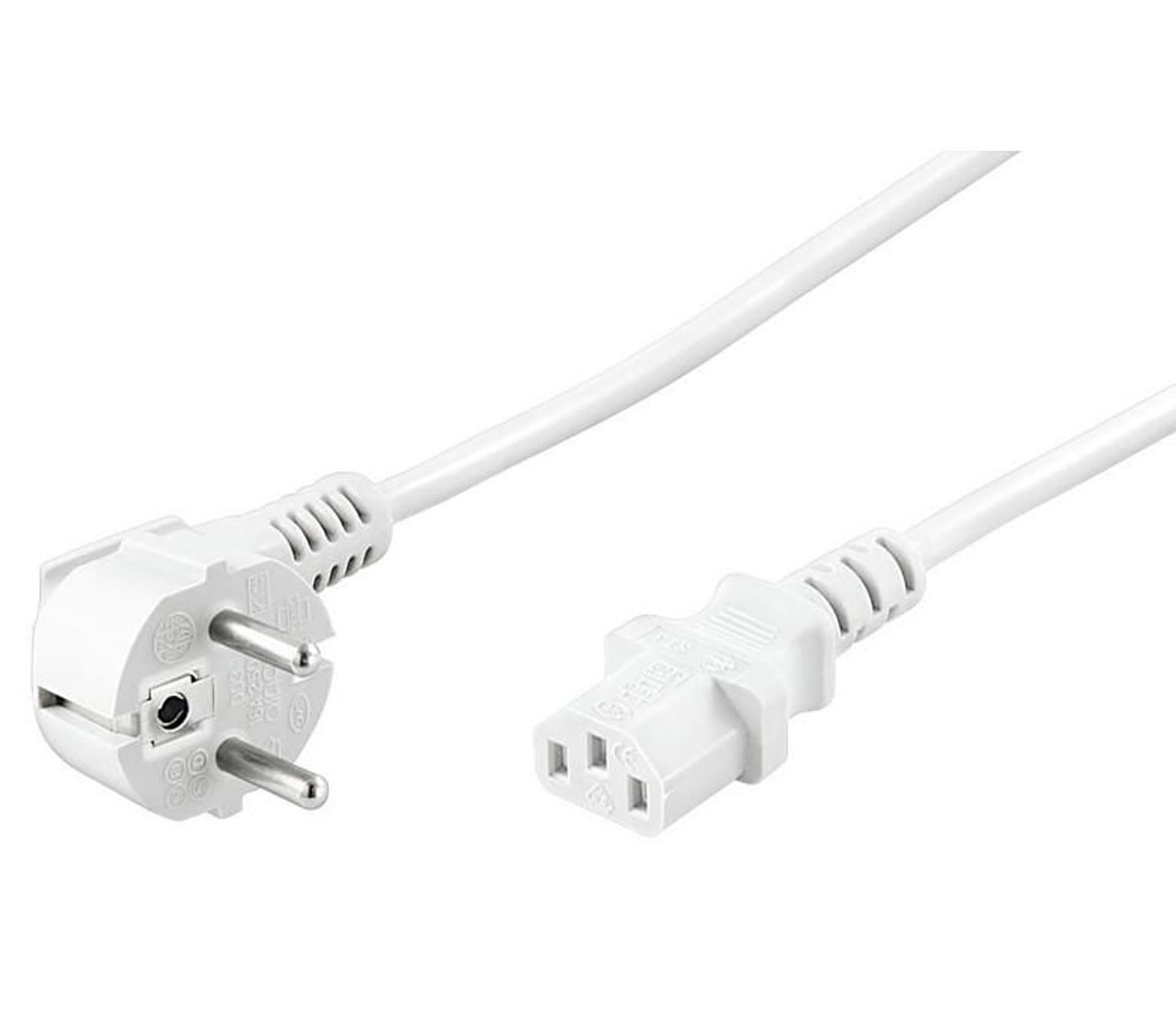 

MicroConnect Power Cord 1.8m White IEC320