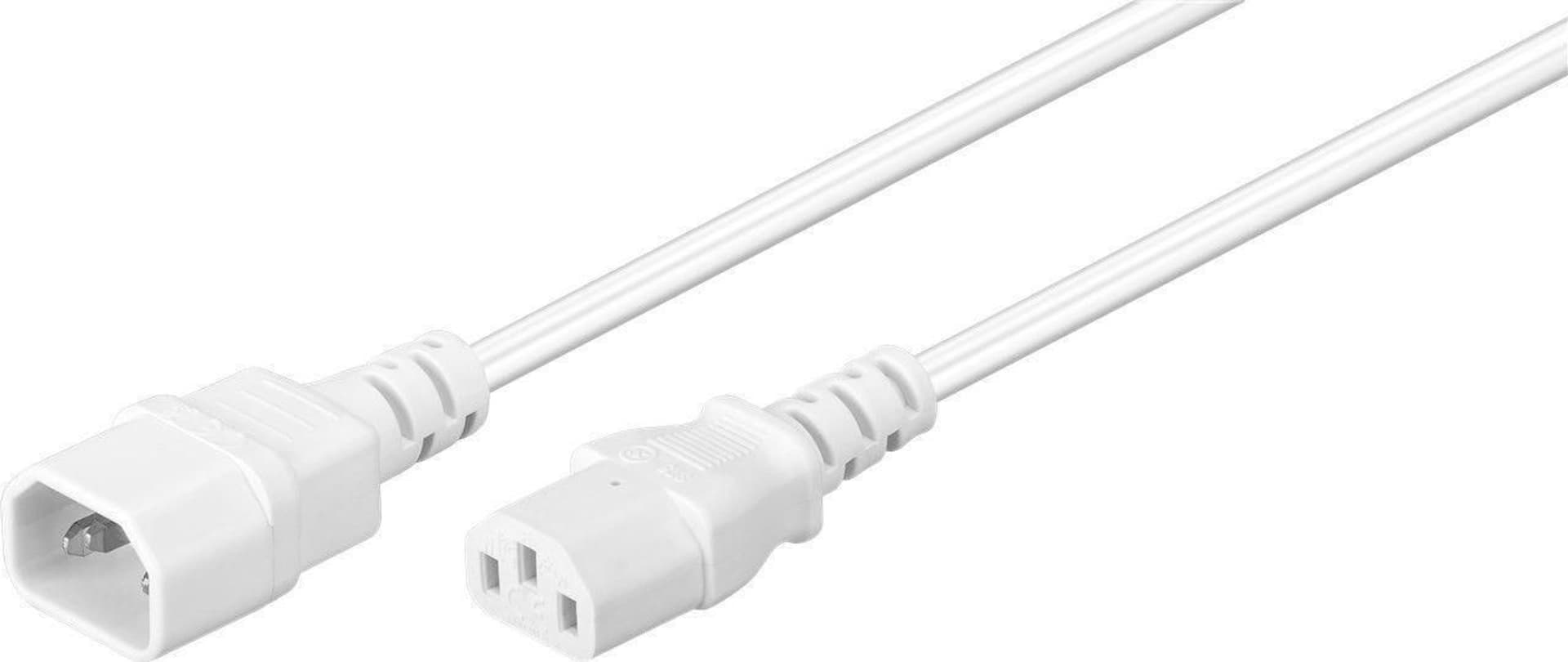 

MicroConnect Power Cord C13 - C14 1m White