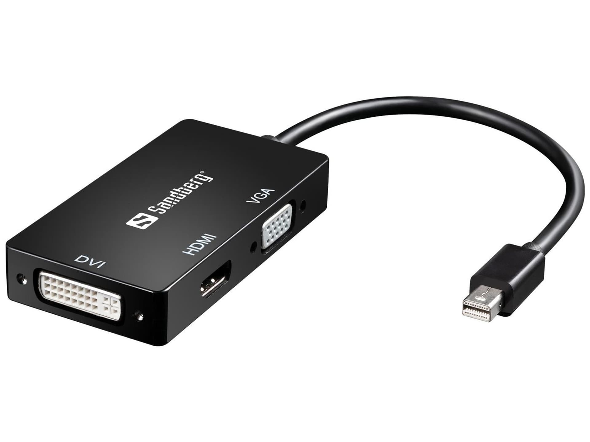 

Adapter SANDBERG 509-12 Mini DisplayPort - HDMI+DVI+VGA