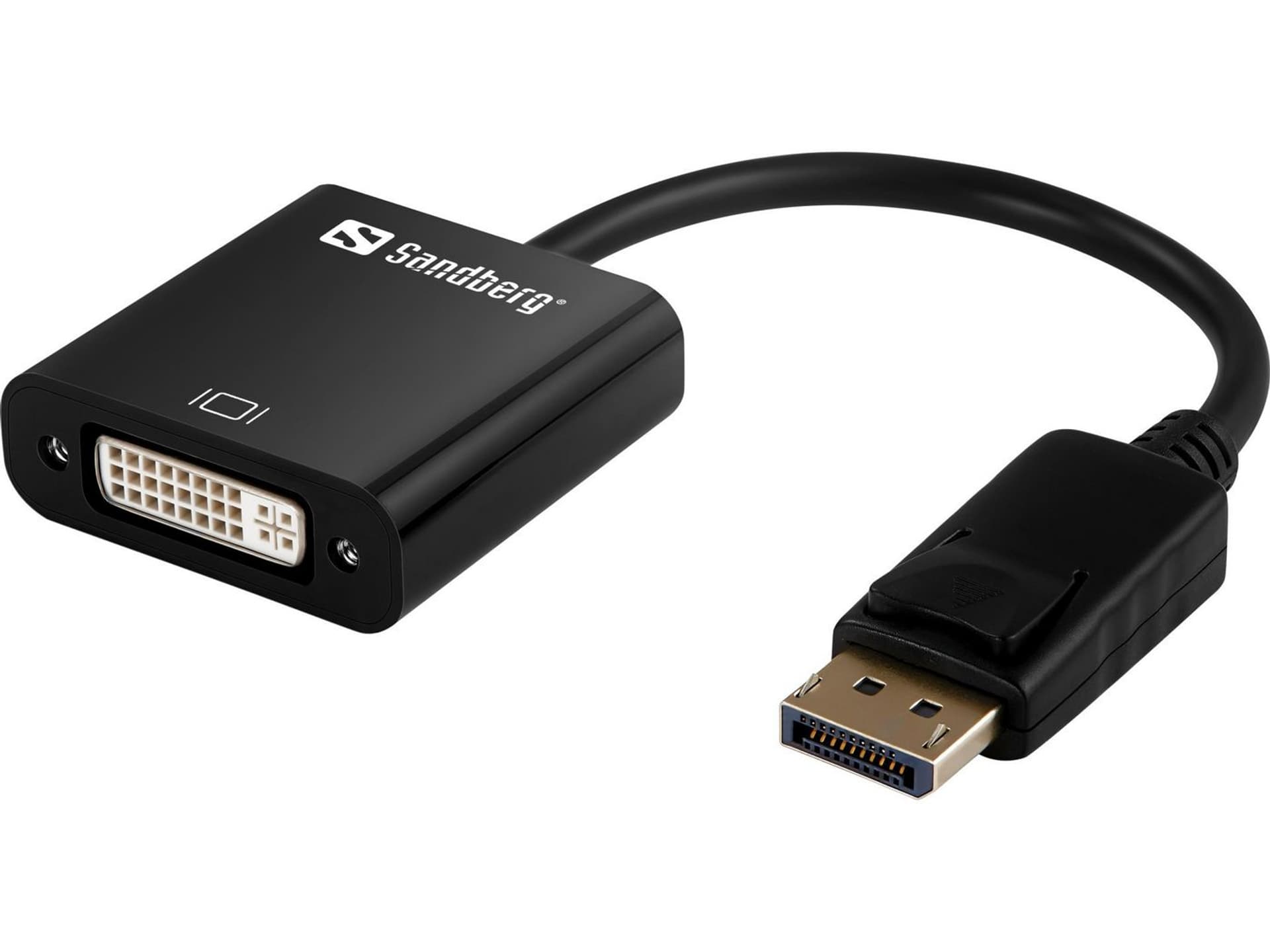 

Adapter SANDBERG DisplayPort (M) - DVI (F) Displayport (wtyk)- DVI (gniazdo) 508-45, Gniazdo) 508-4