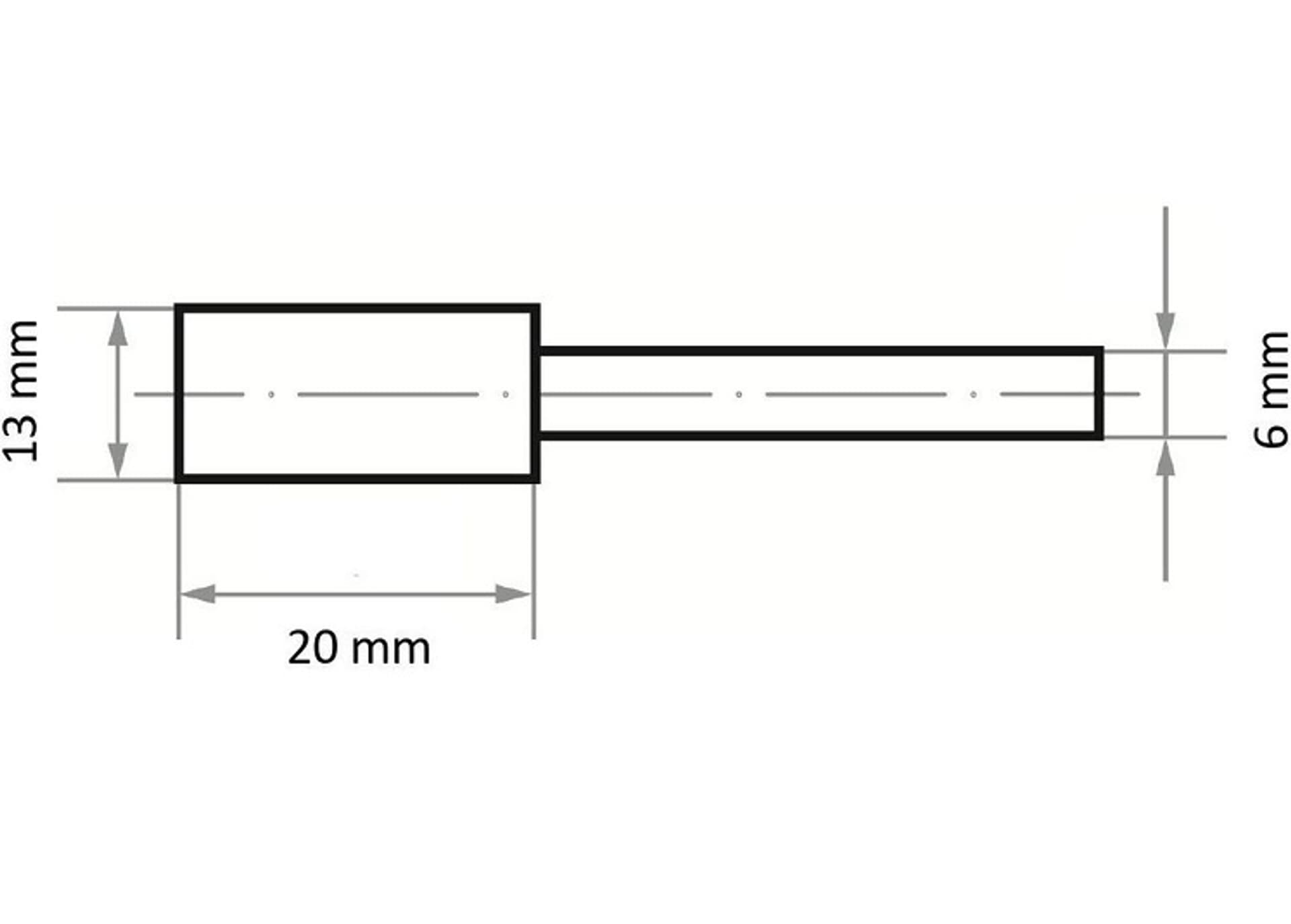 

ŚCIERNICA TRZPIENIOWA NK 46 QU BA TWARDA 13*20*6