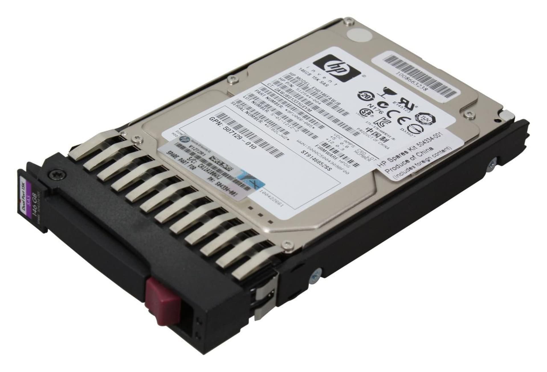 

Hewlett Packard Enterprise 146GB SAS 15.000Rpm 2,5 inch