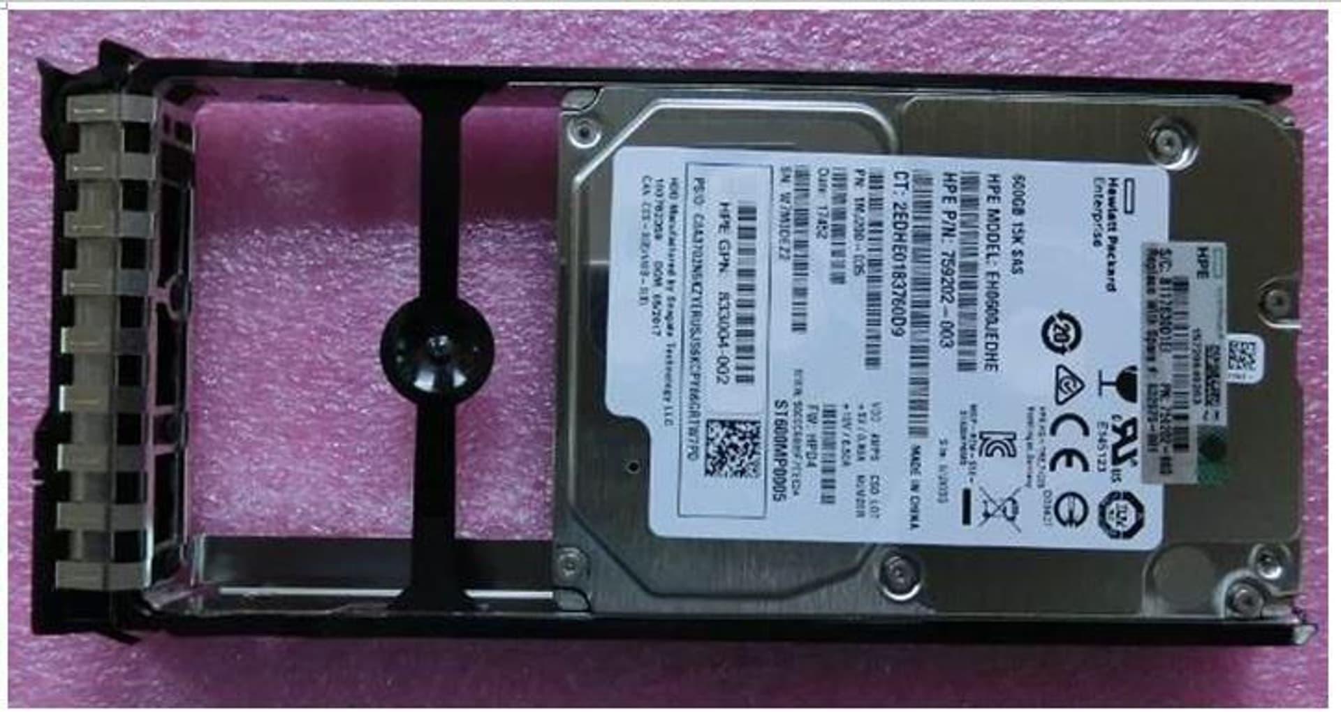 

Hewlett Packard Enterprise 600GB SAS 12G 15K SFF
