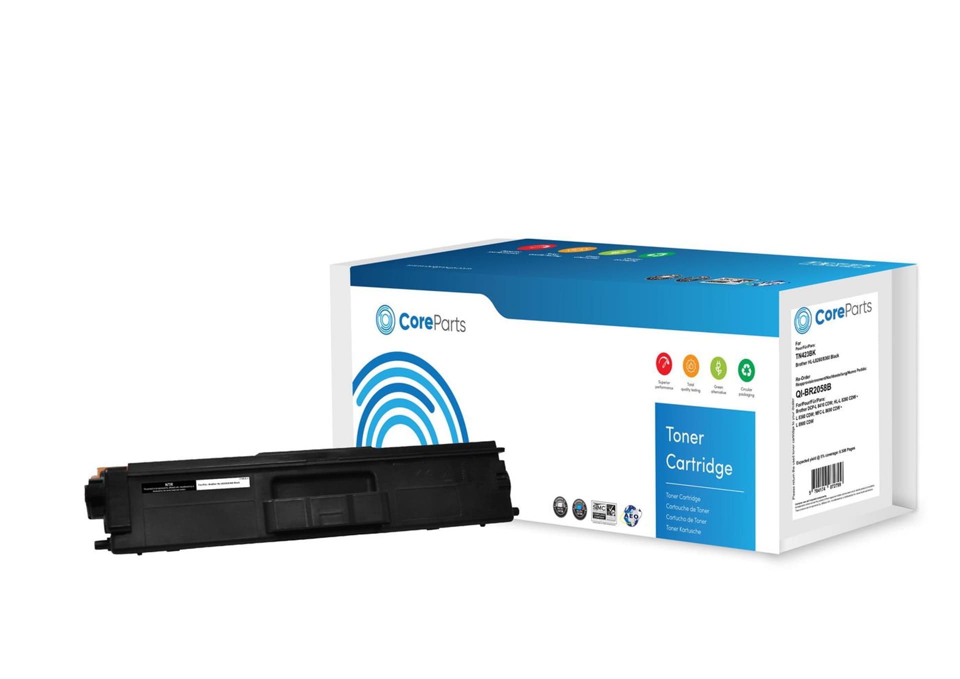 

CoreParts Toner Black TN423K-NTR