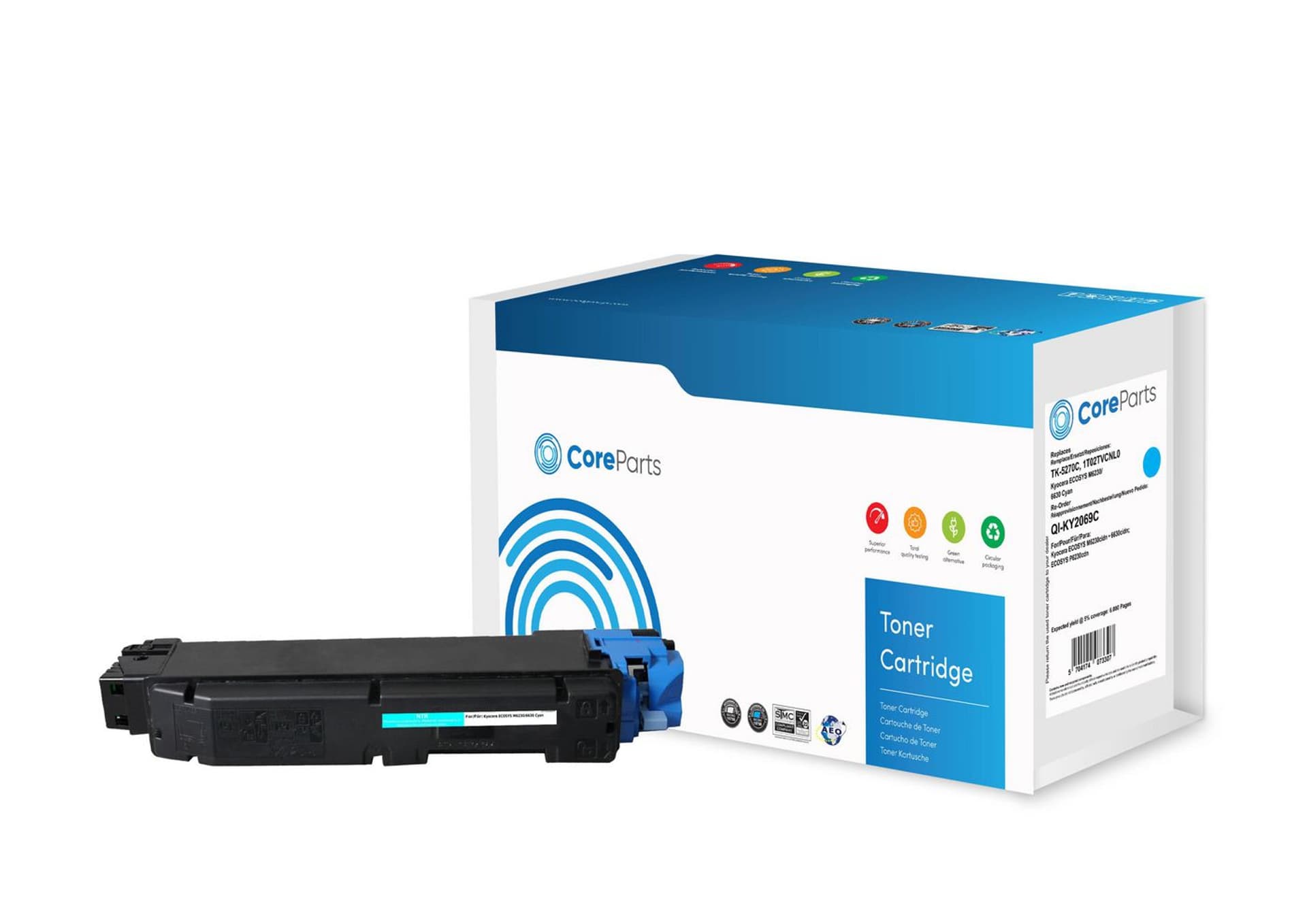 

CoreParts Toner Cyan TK5270C-NTR