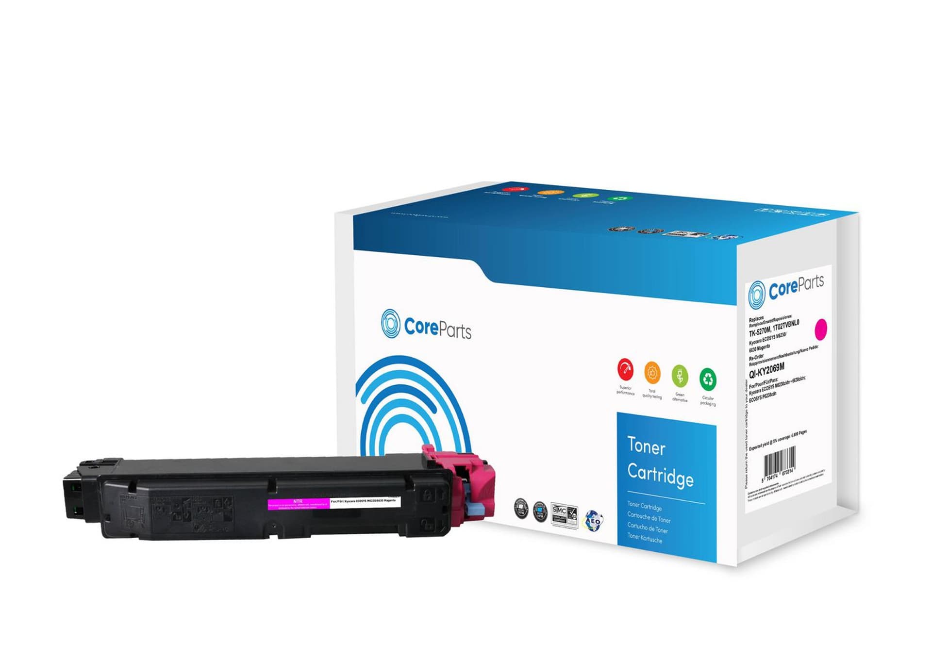 

CoreParts Toner Magenta TK5270M-NTR