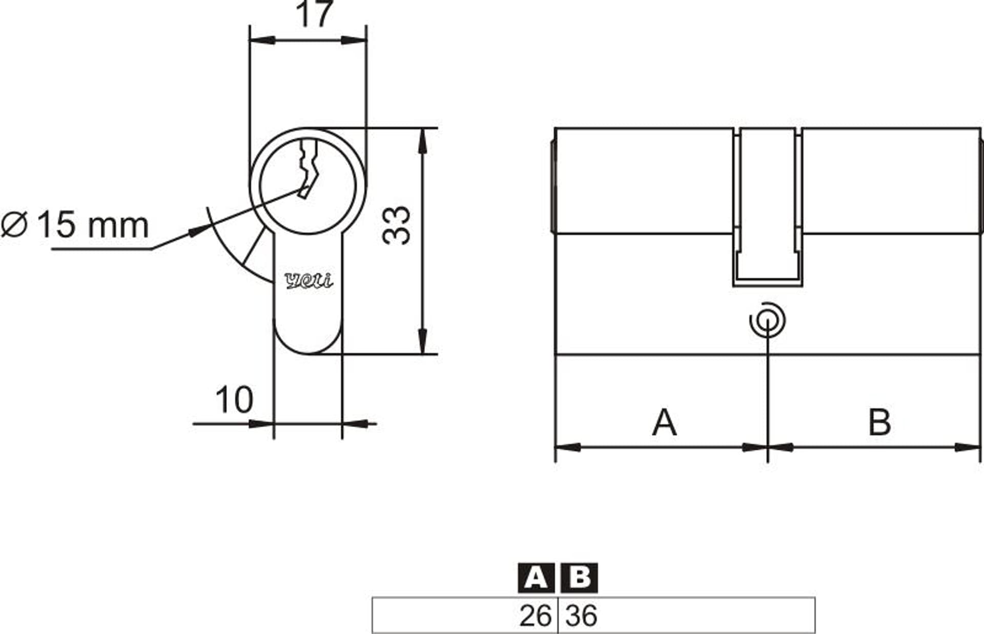 

WKŁADKA ASYMETRYCZNA NIKIEL 25/30 YETI