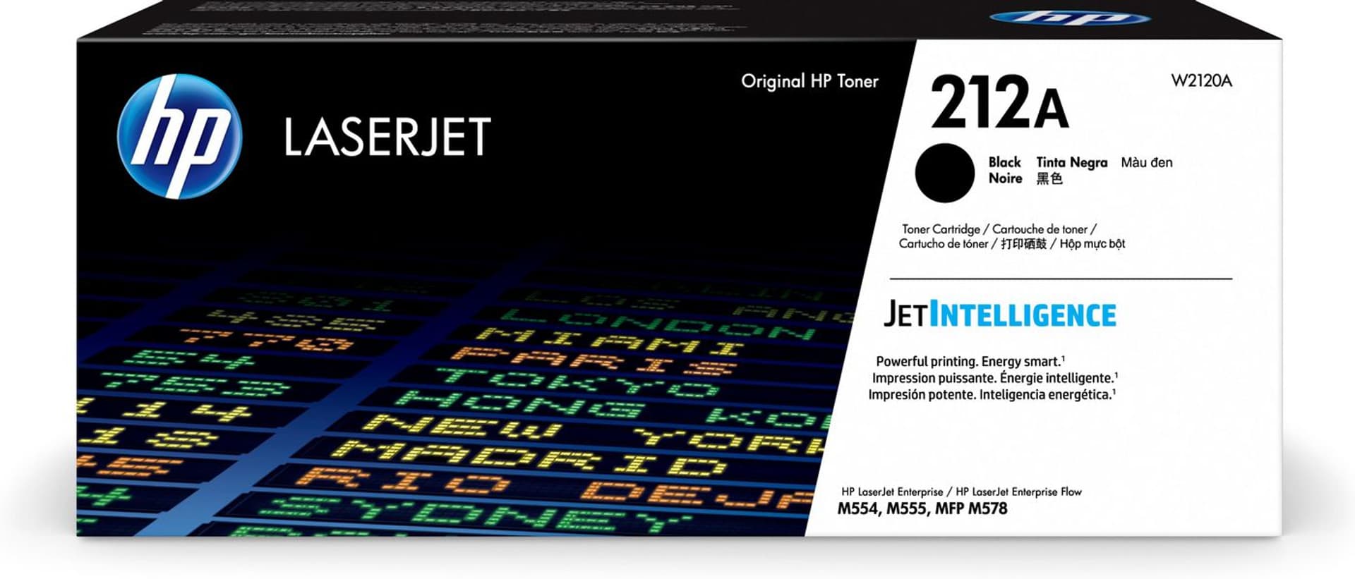

HP oryginalny toner W2120A, black, 5500s, HP 212A, HP Color LaserJet Enterprise M555dn, M555x, M554dn, O