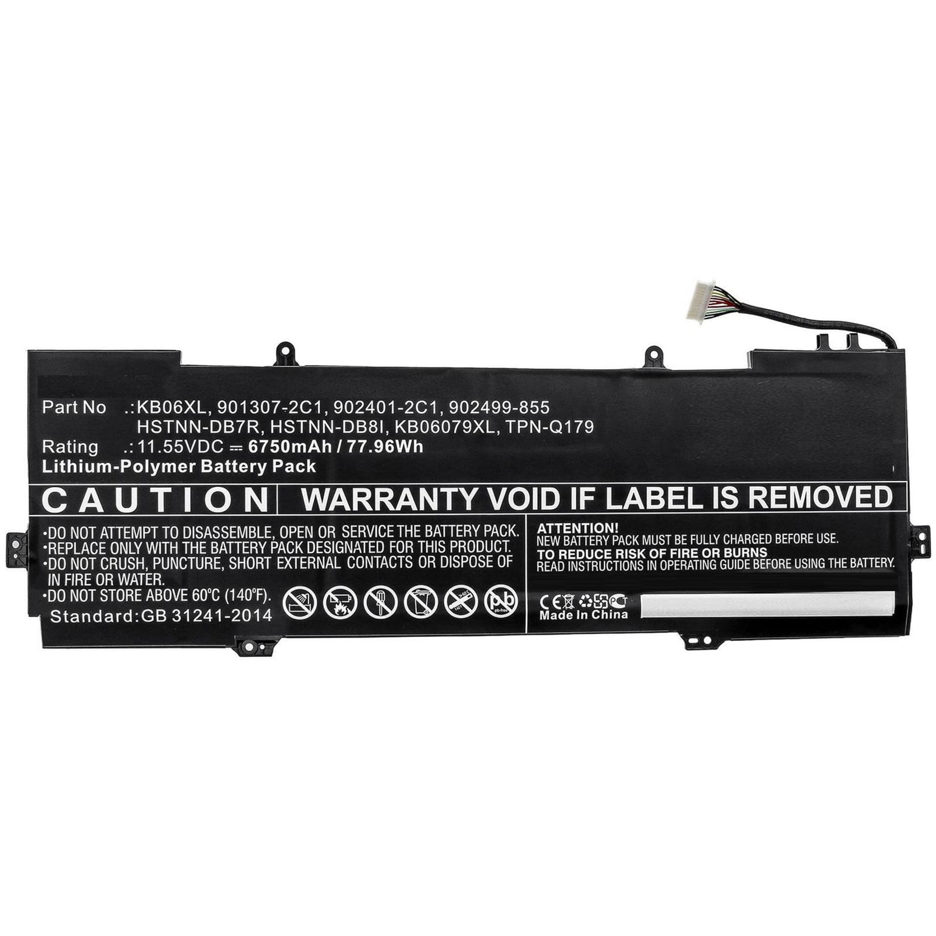 

CoreParts Laptop Battery for HP