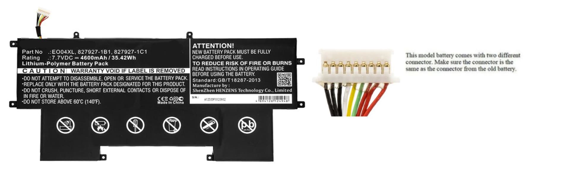 

CoreParts Laptop Battery for HP