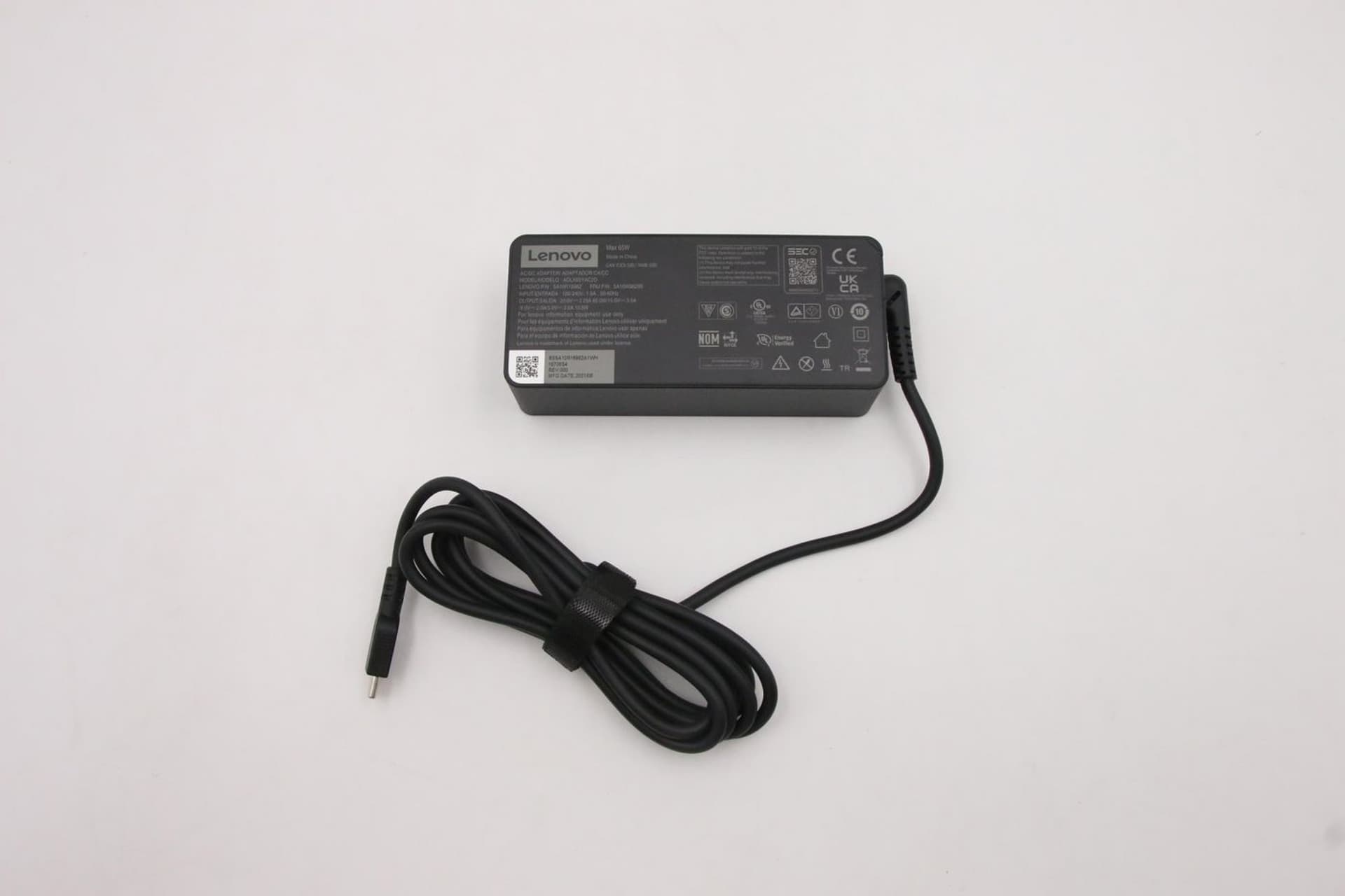 

Lenovo PD,65W,20/15/9/5V,2P,WW,ACB