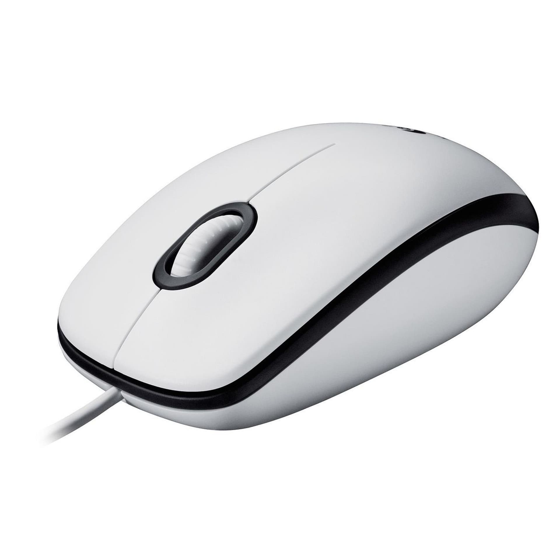 

Logitech M100, Corded mouse, White