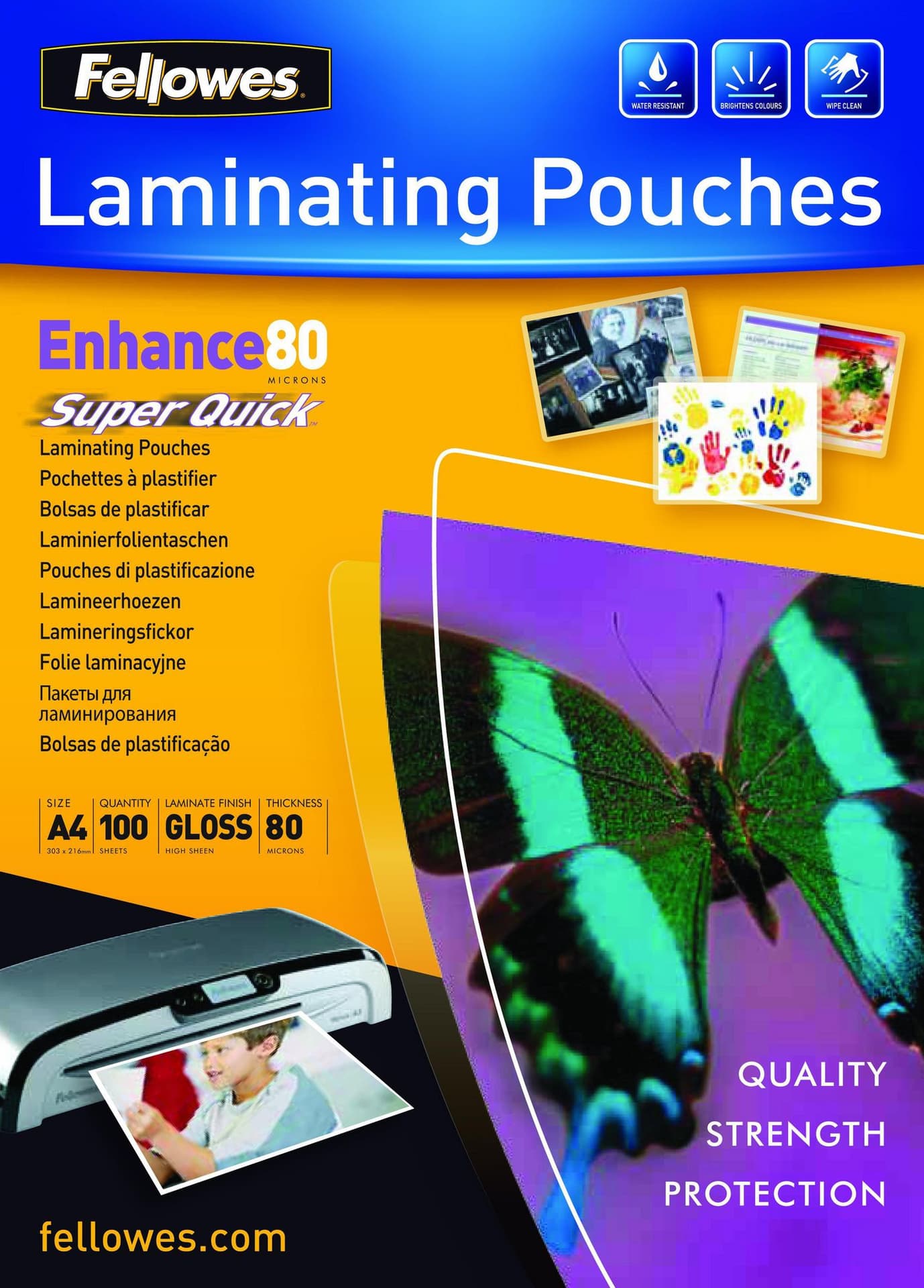 

Fellowes Superquick A4 Glossy 80