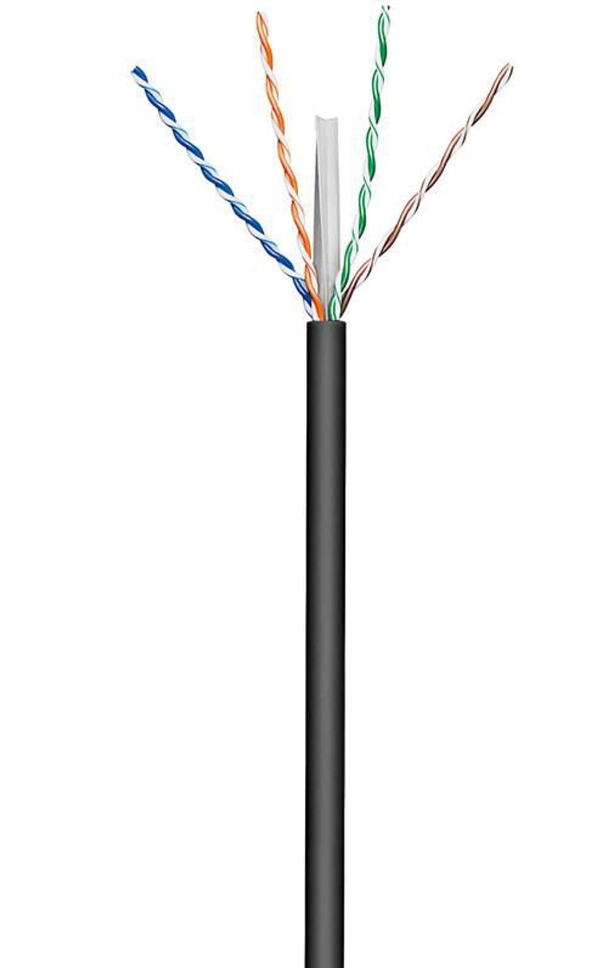 

MicroConnect U/UTP CAT6 Outdoor 100m, Black