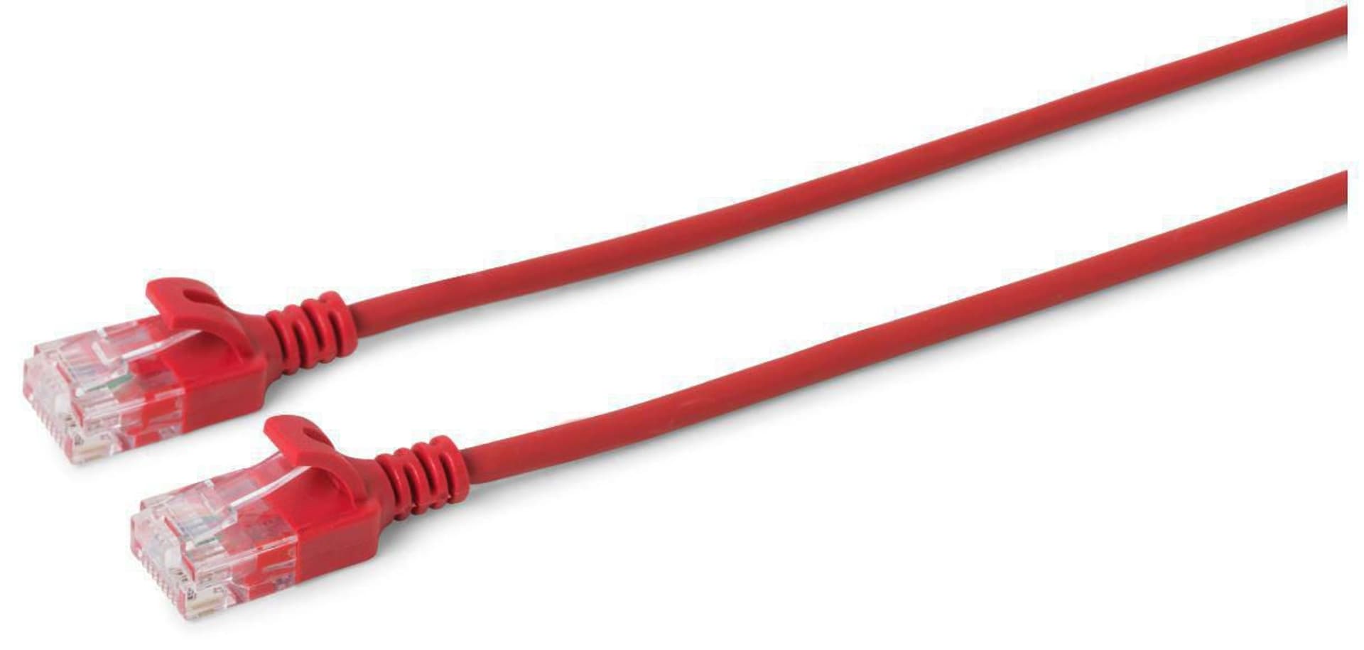 

MicroConnect U/UTP CAT6 3M Red Slim,