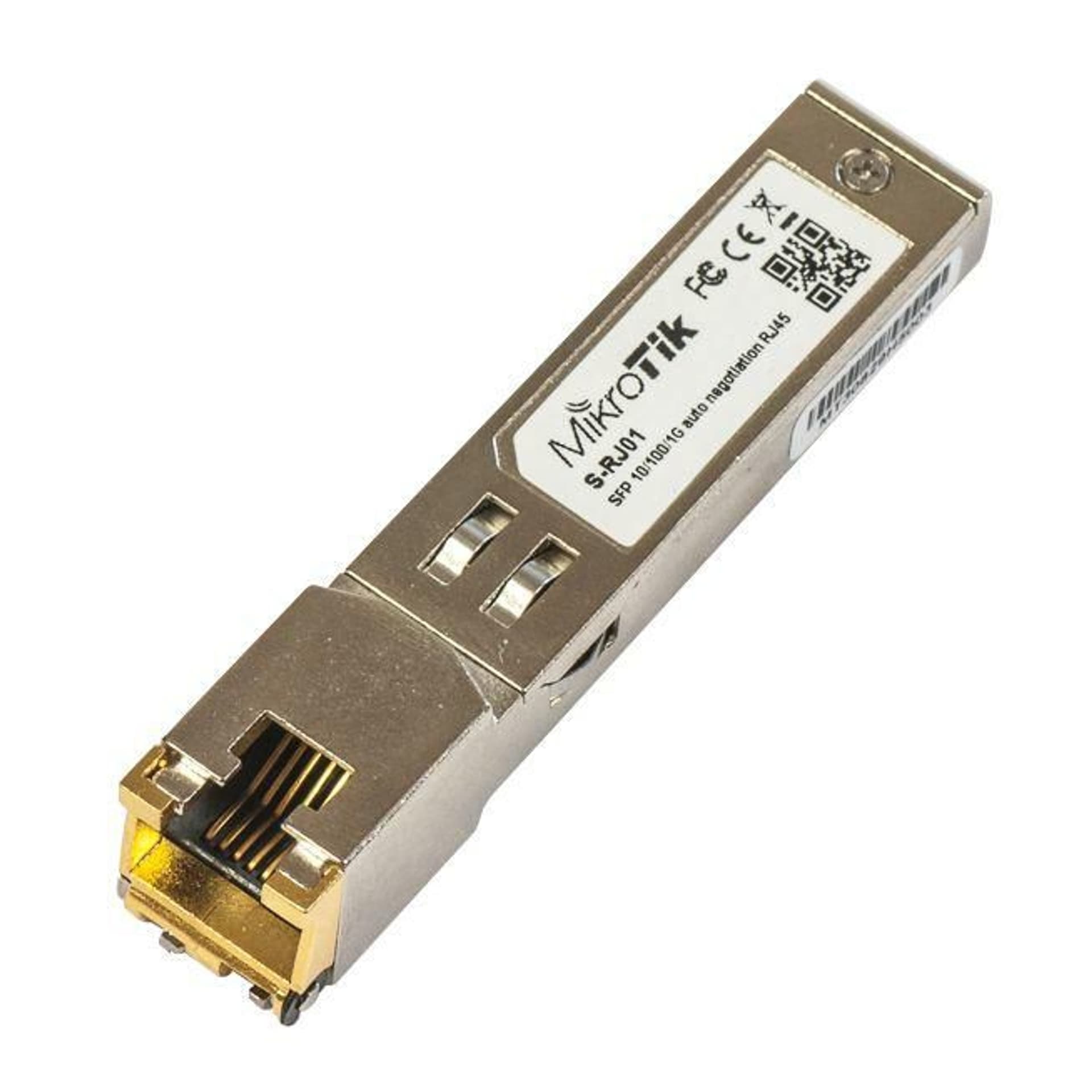 

MIKROTIK S-RJ01 SFP 10/100/1000M TO RJ45