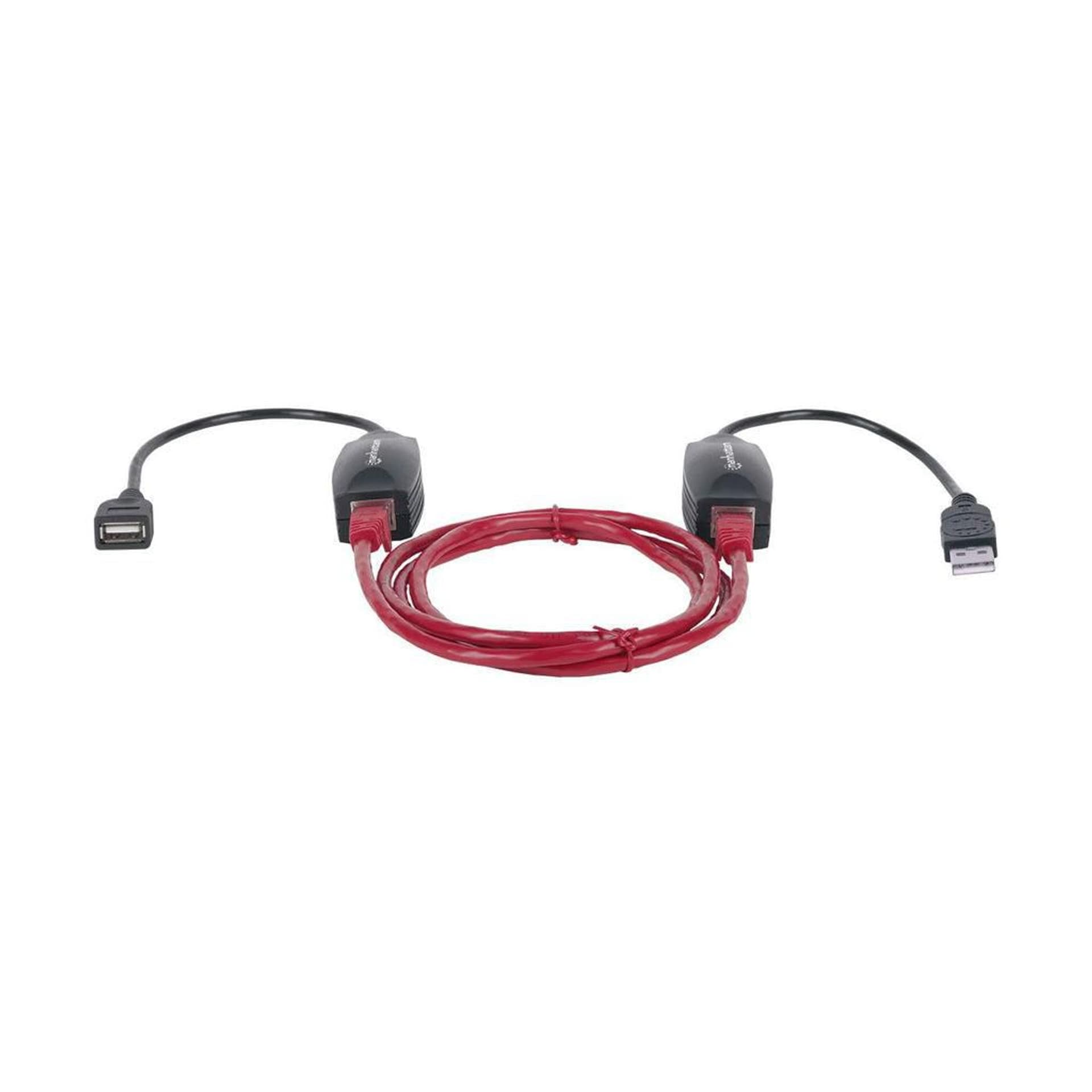 

Adapter MANHATTAN USB x 2 - RJ-45 x 2 179300 USB Typ A męski - RJ-45 żeński
