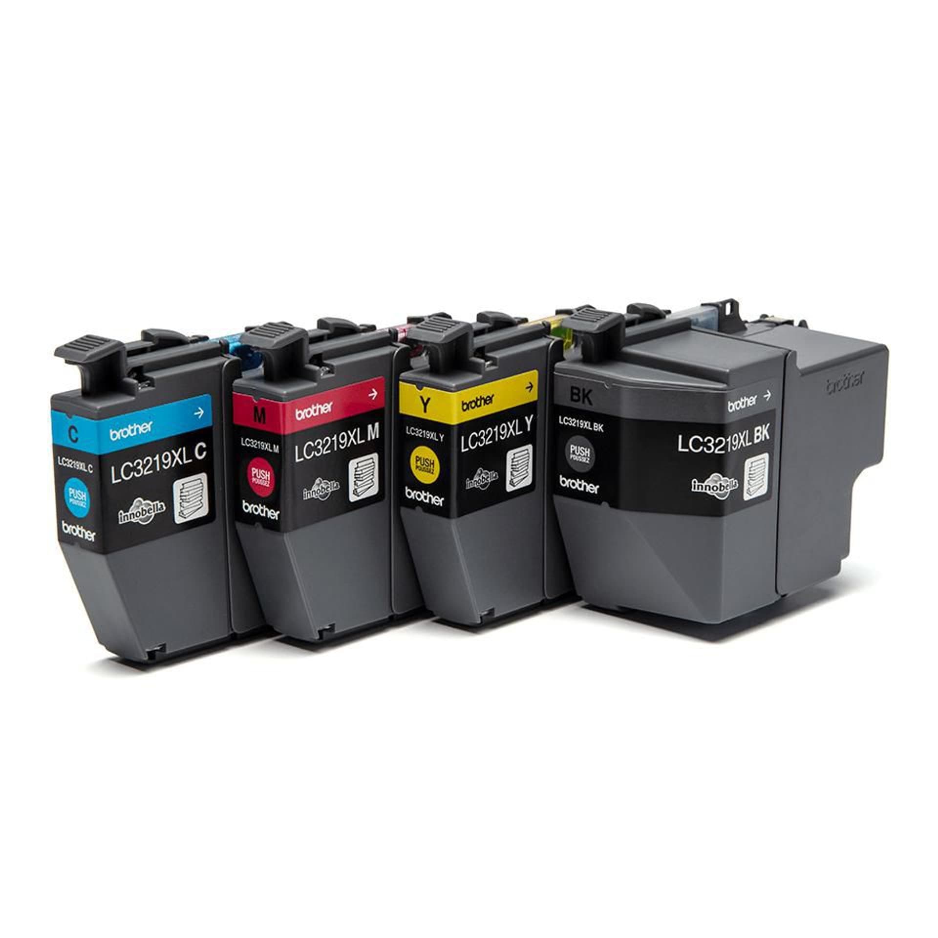 

Brother LC3219XLVALDR Ink cartridges, Black, Cyan, Magenta, Yellow
