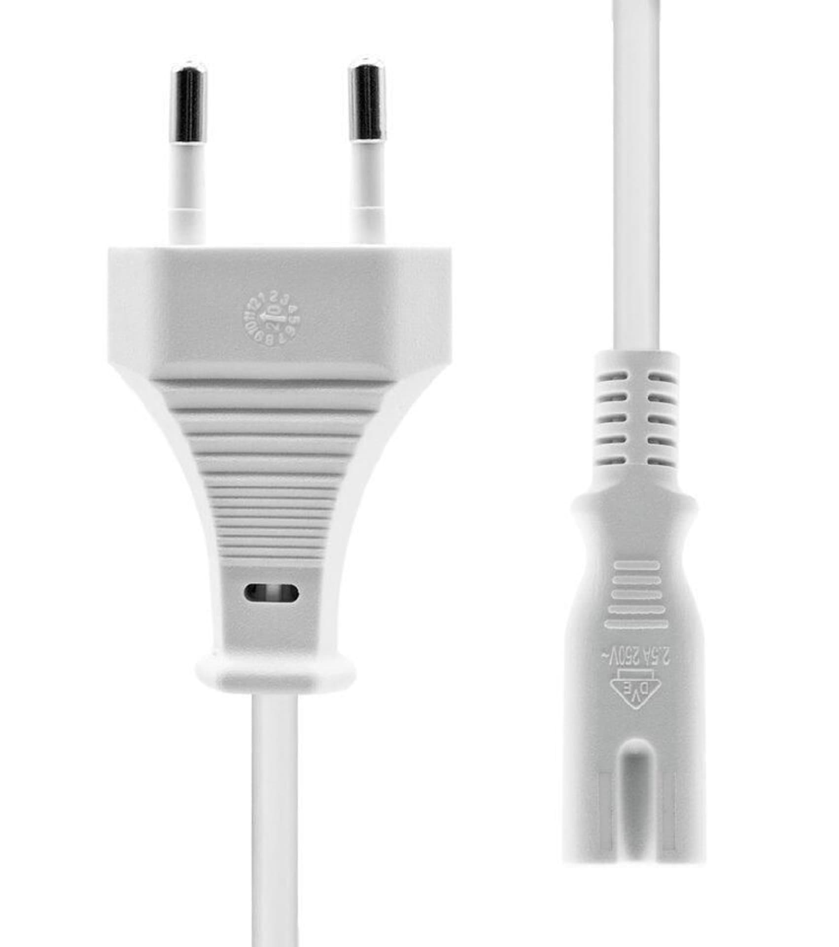 

ProXtend Power Cord Euro to C7 2M White