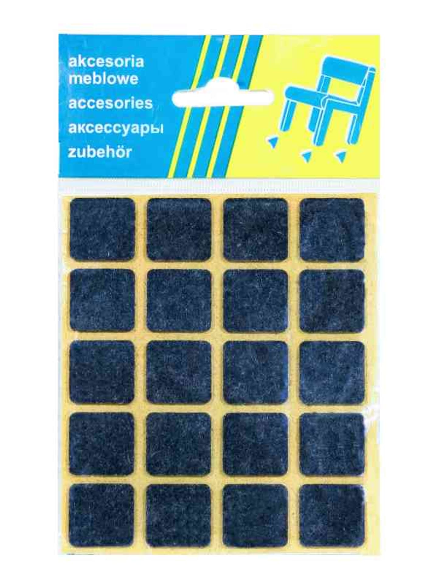 

PODKŁADKA FILCOWA BLISTER BRĄZOWA 20*20MM - 20SZT